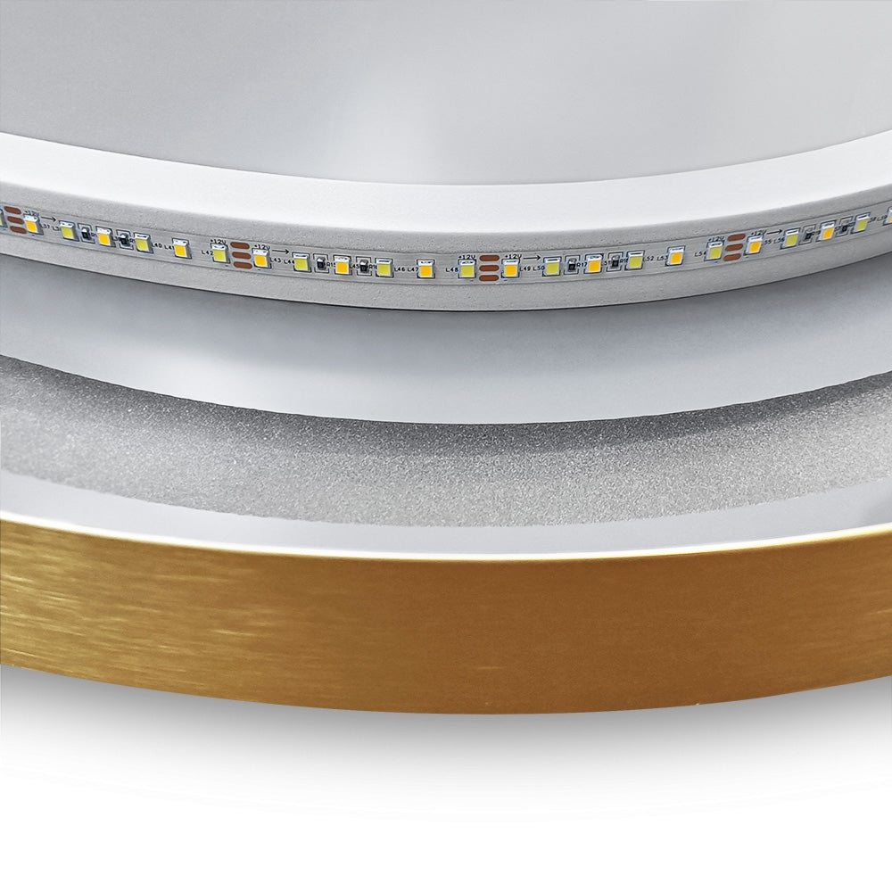 Oglindă LED OLL 60x90 cm Brush Gold  8