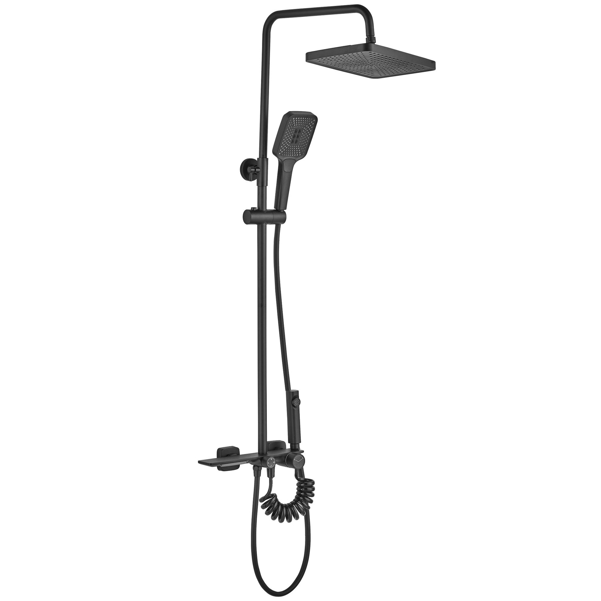 Coloana de dus REA HELIX Black  8
