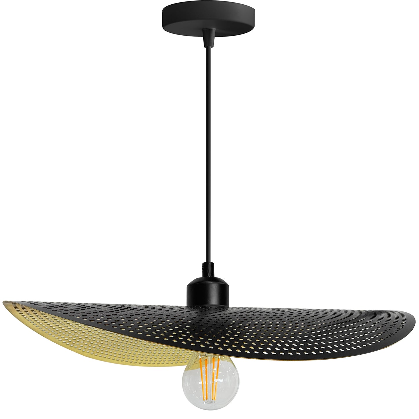 Lampă De Tavan APP1469-1CP Black/gold  1