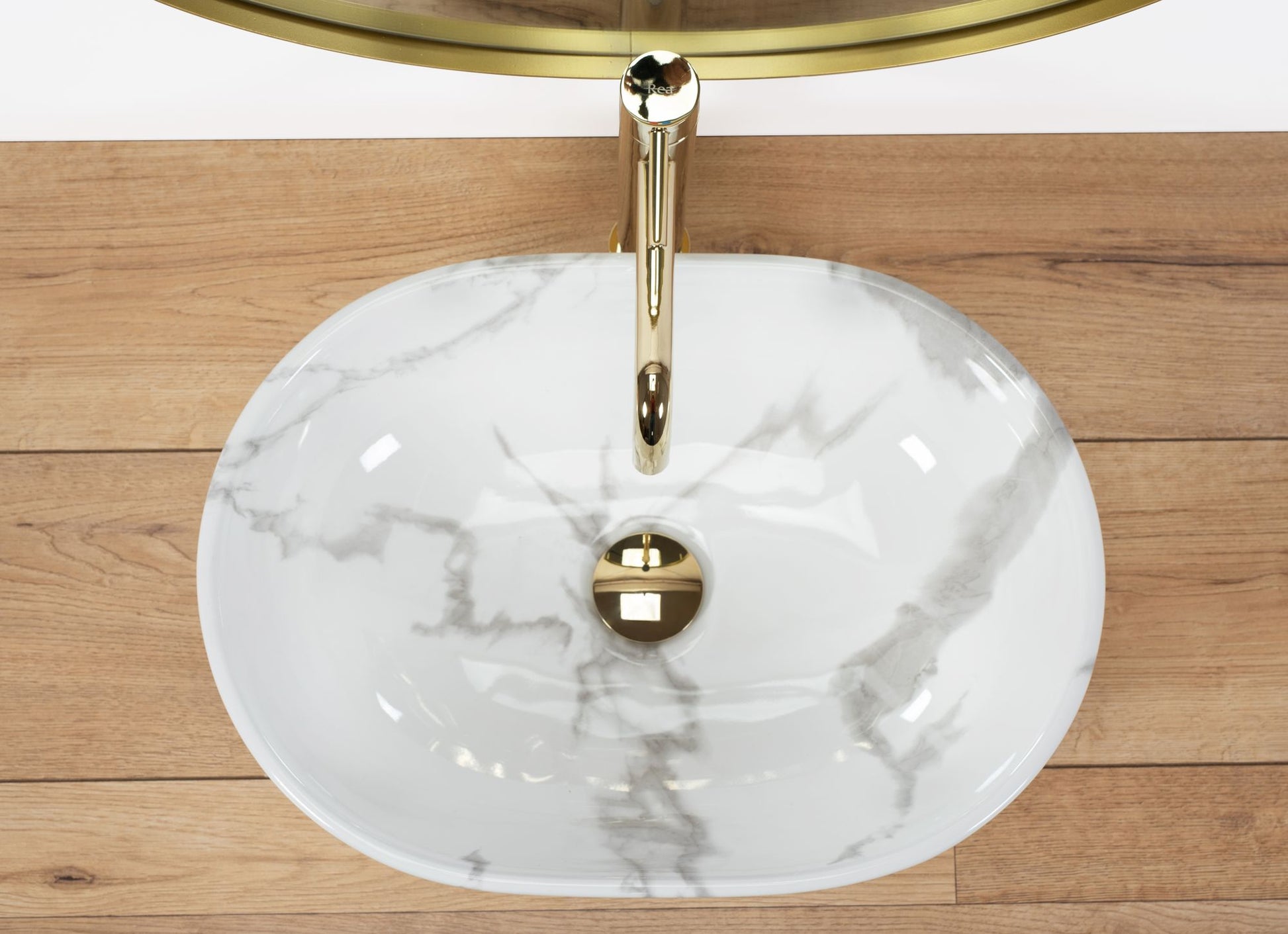 Lavoar pentru blat Rea Amelia Marmo Shiny  3