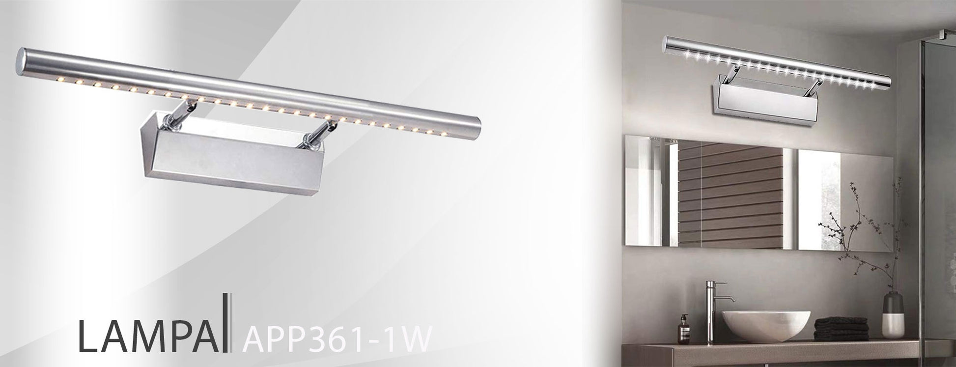 APLICA de baie LED oglinda 5W 40CM APP361-1W  8