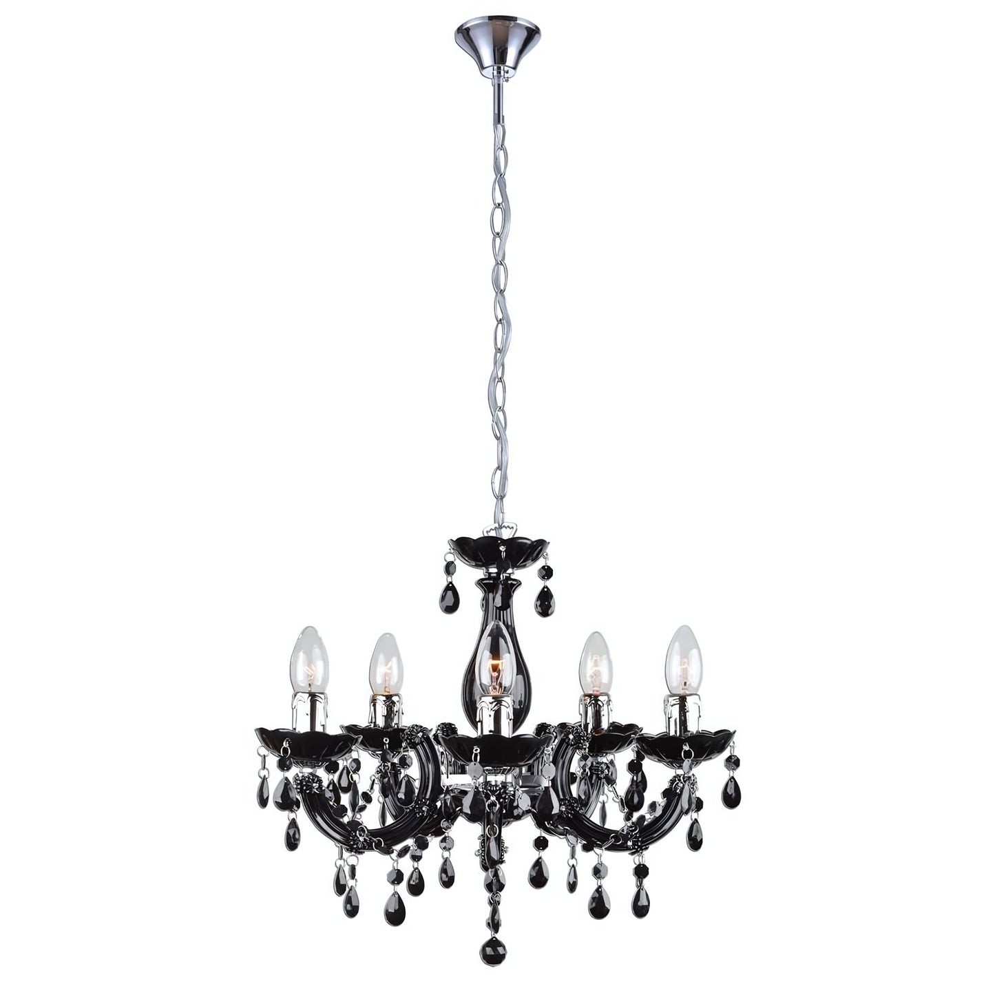 Lampă Suspendată Ebt002-5cp Black  1