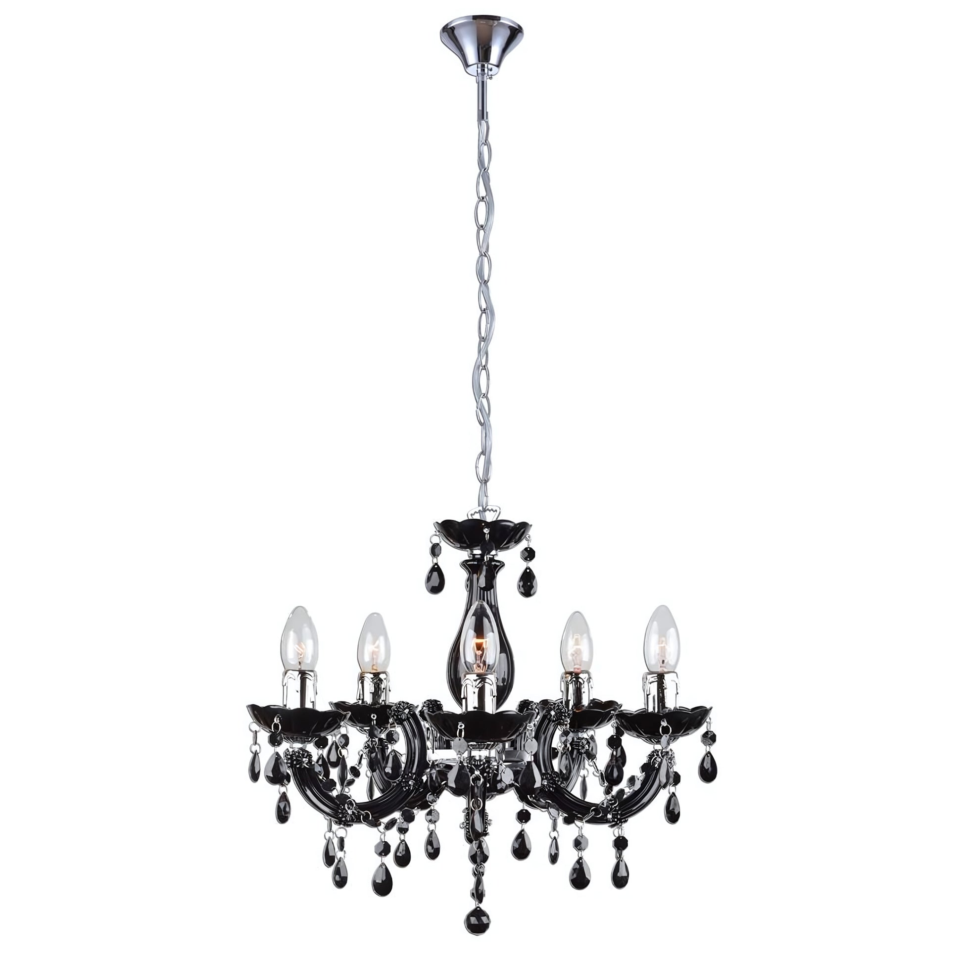 Lampă Suspendată Ebt002-5cp Black  1