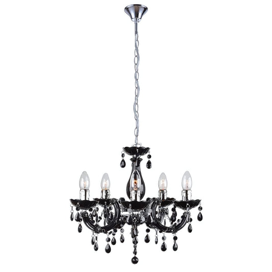 Lampă Suspendată Ebt002-5cp Black  1