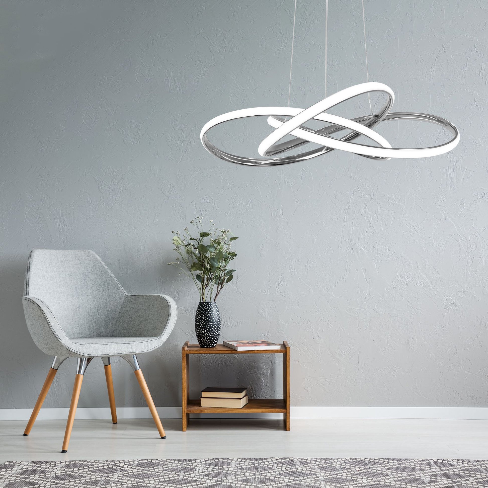 Lampa LED APP816-CP Node Chrom 7