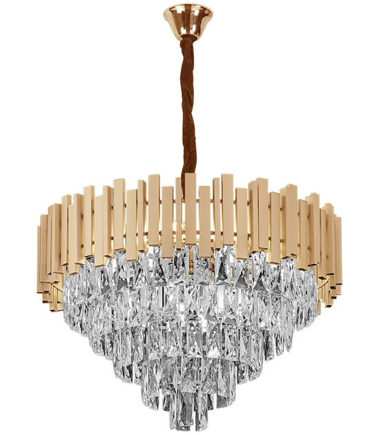 Lampă Suspendată Cristal G052-cp 60cm Gold  1