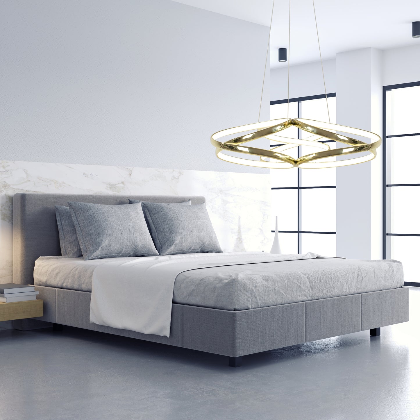 Lampa Led App794-cp Flat Gold  4