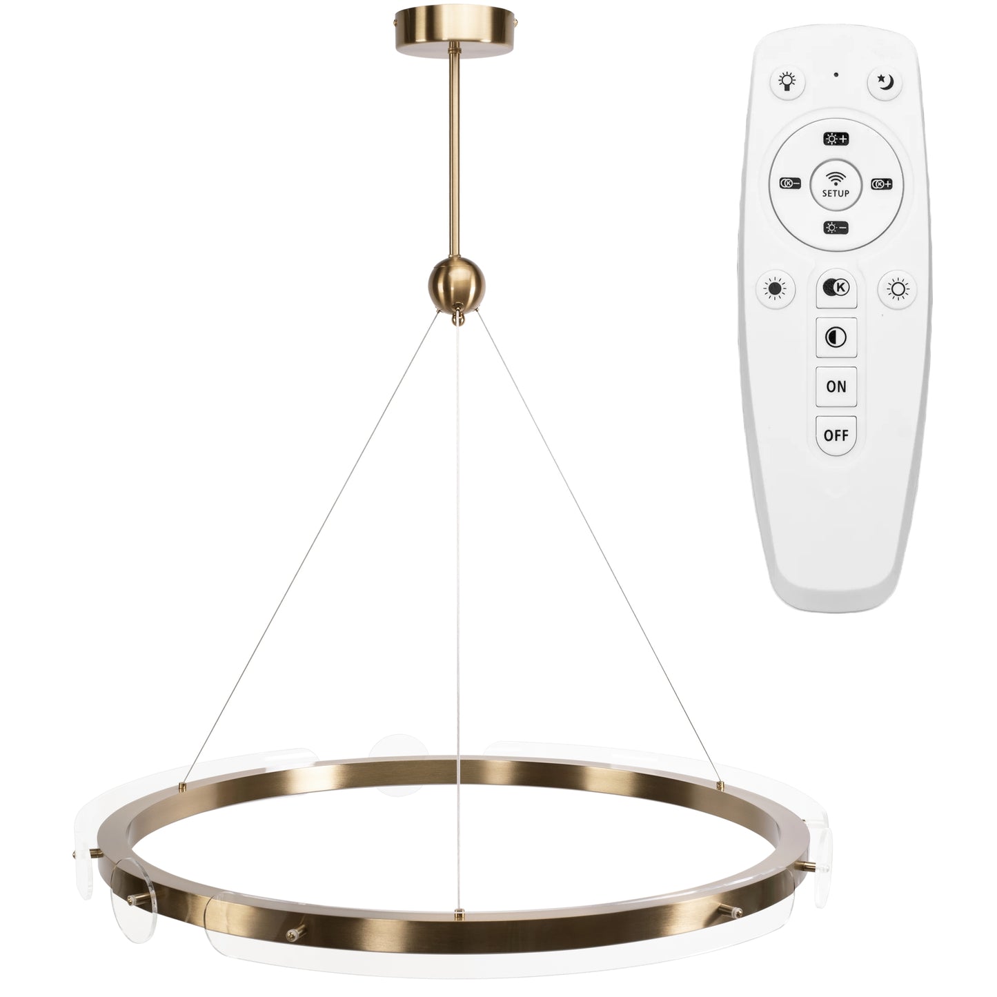 Lampa Led App1549-cp Gold + Remote Control  1