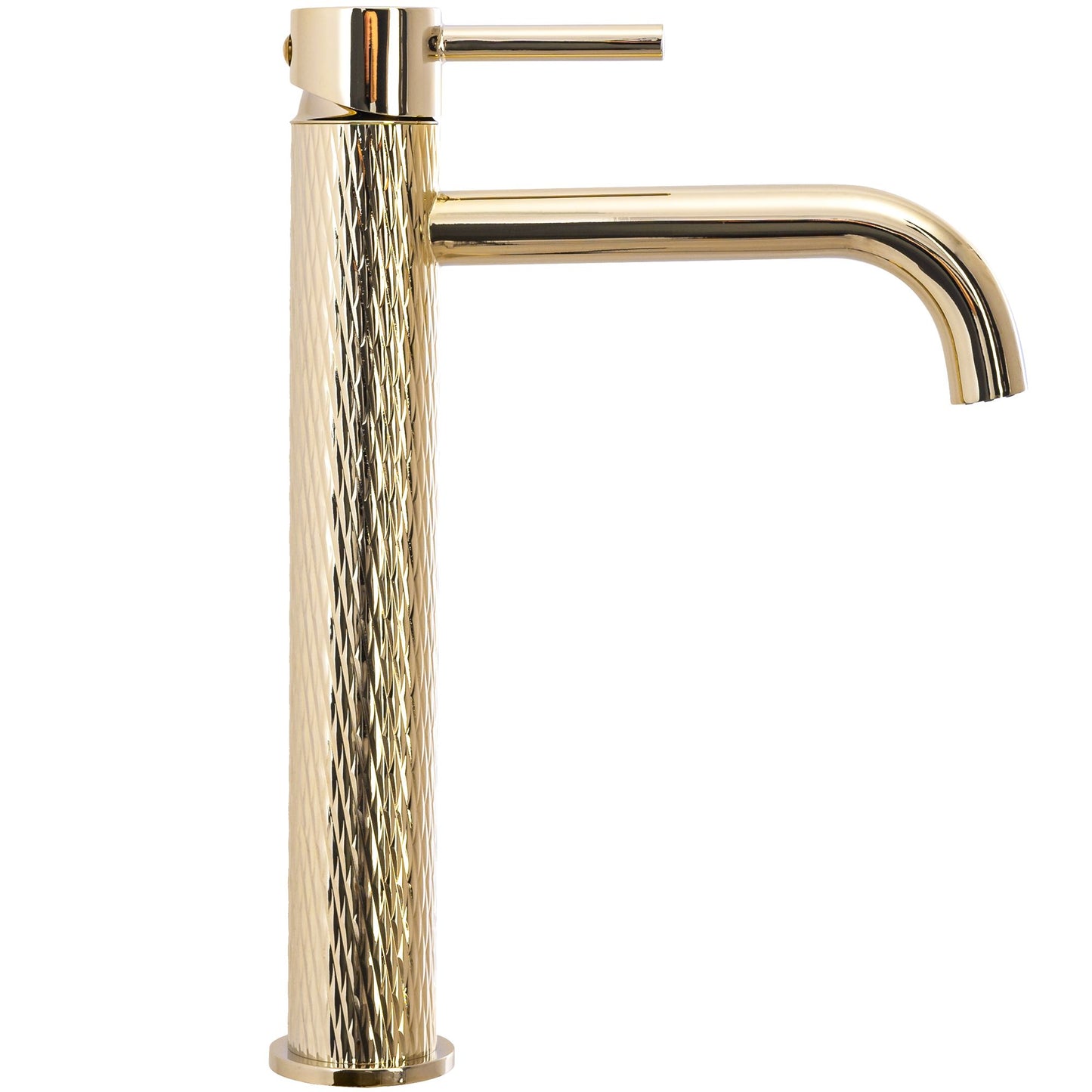 Baterie lavoar Rea Lungo ART Gold Auriu inalta  2
