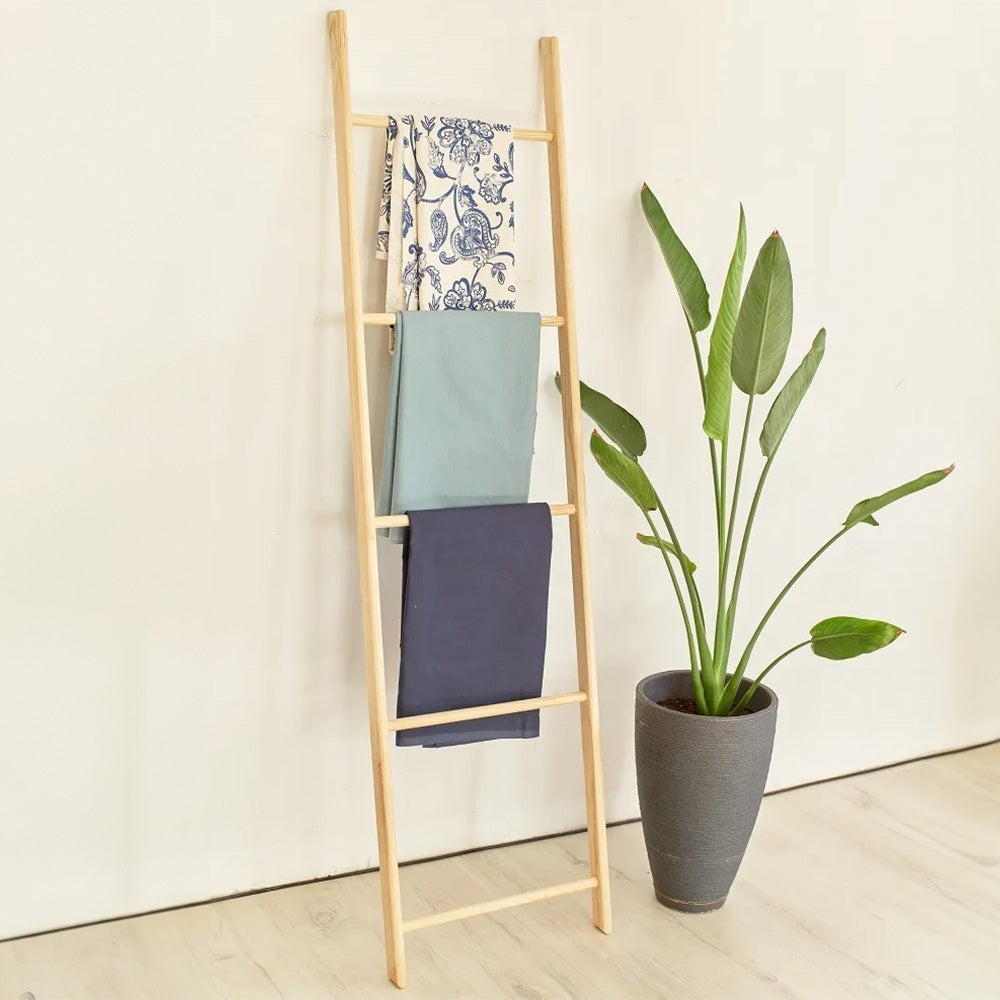 Raft Pentru Carti Înalt Bambus 186cm  7