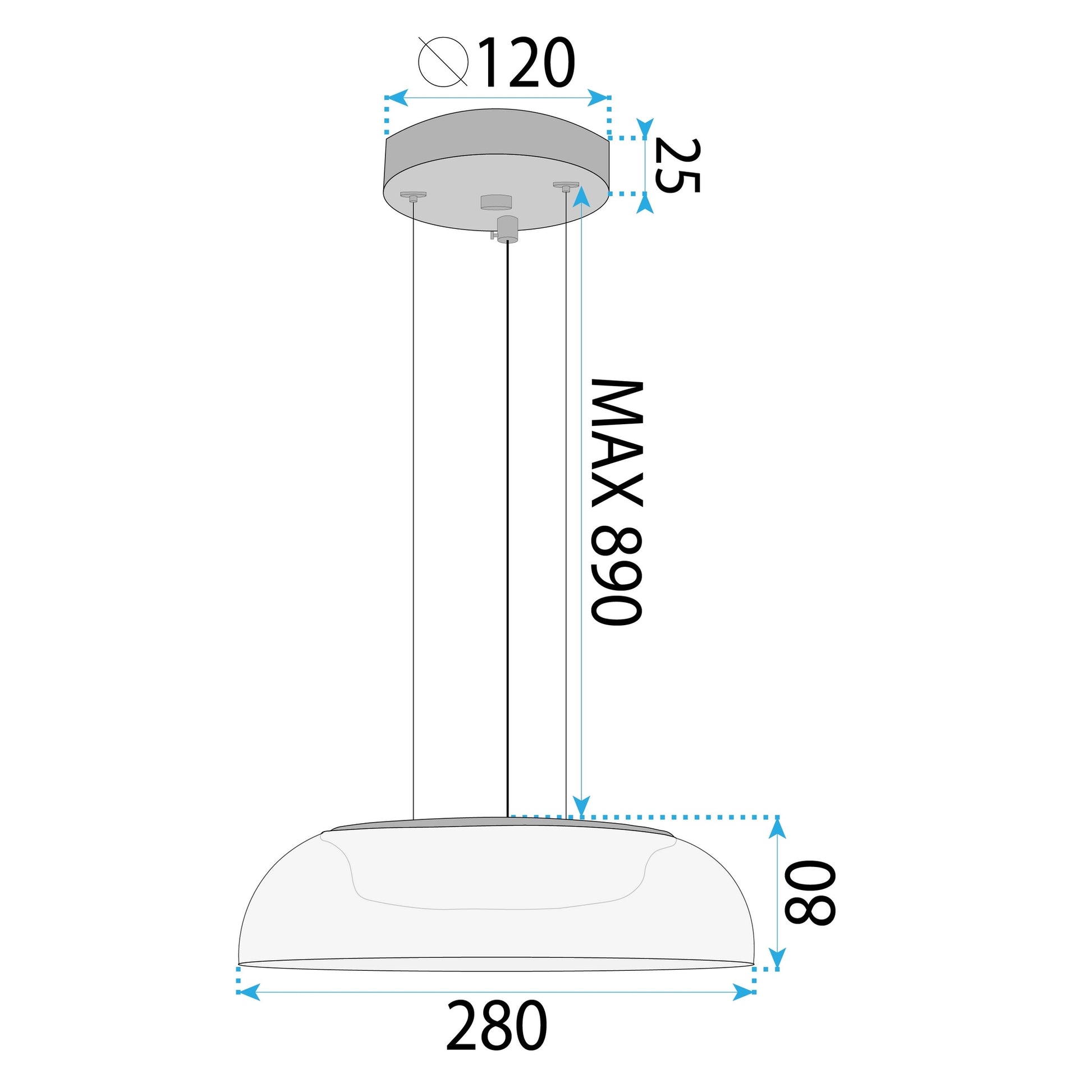 Lampă Suspendată Led APP1691-1PC Gold  4