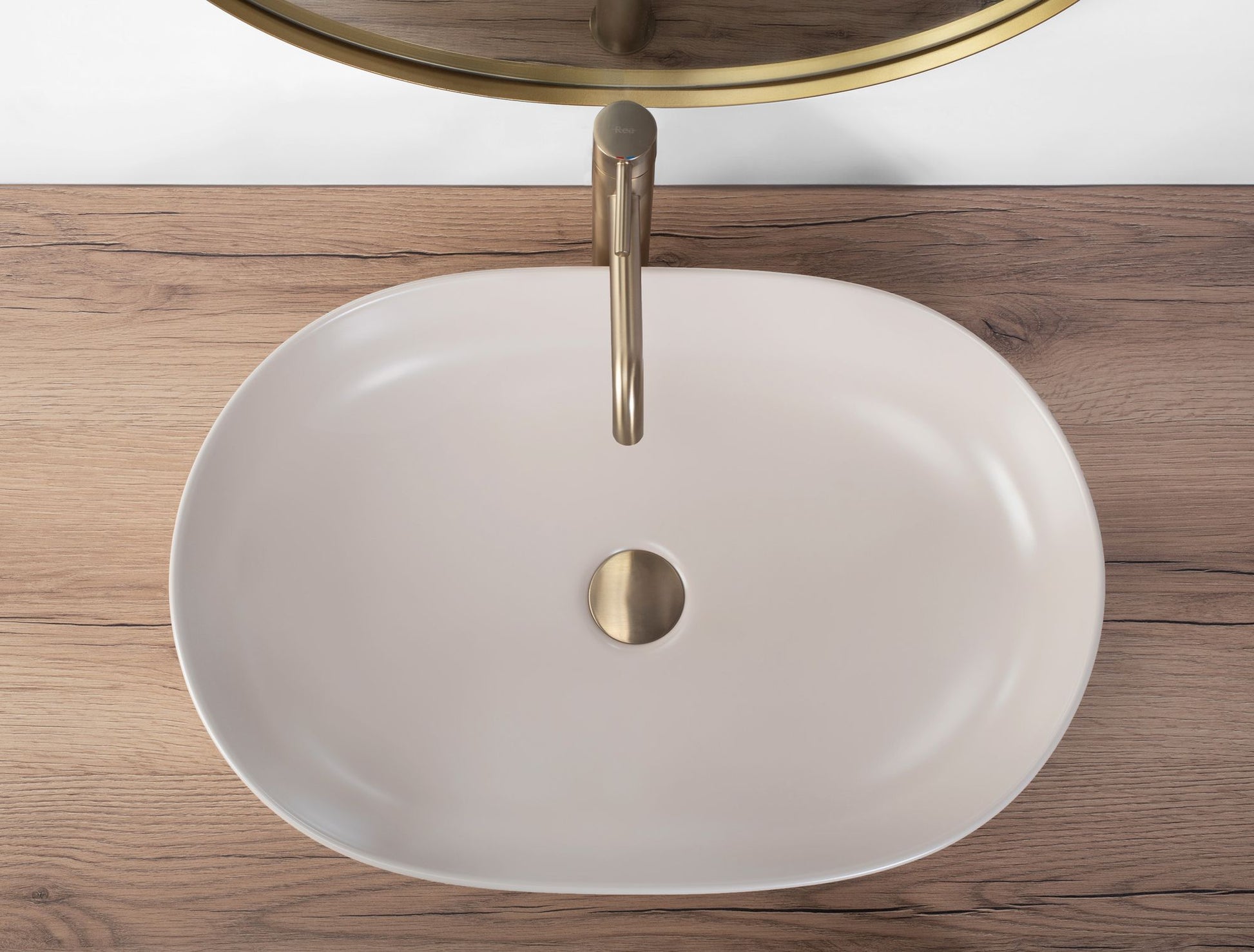 Lavoar pe blat Rea CLEO 61 BEIGE MATT 3