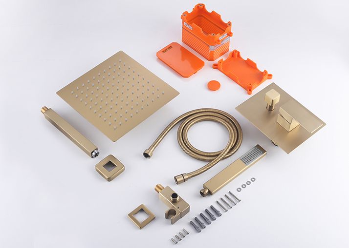Set pentru dus incastrat BENTO GOLD BOX 4