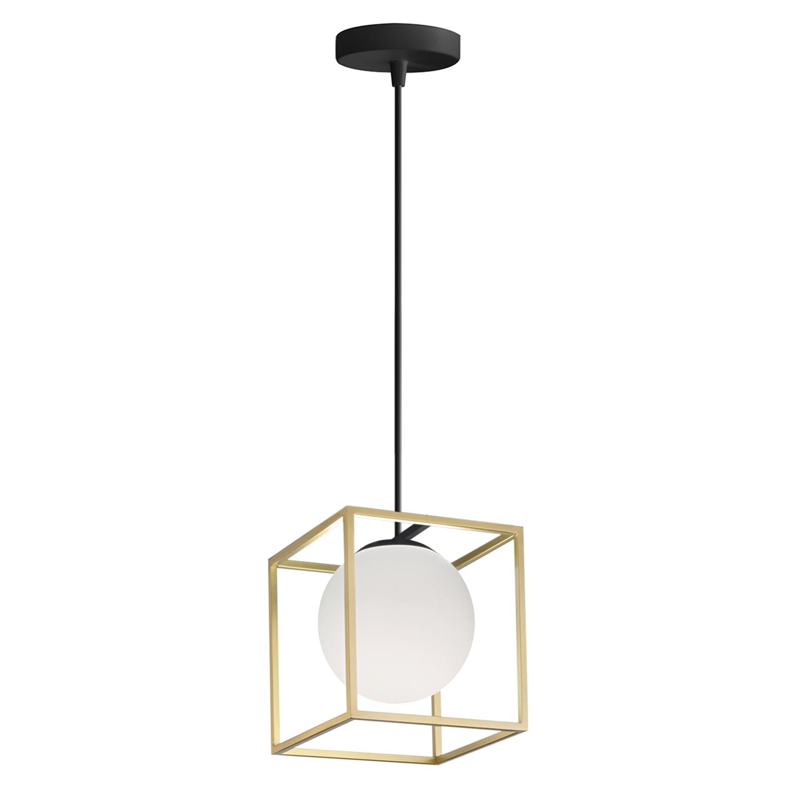 Lampă suspendată APP1165-1CP GOLD WHITE  2