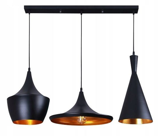 Lampa DE TAVAN COSTA  SET CP negru  1