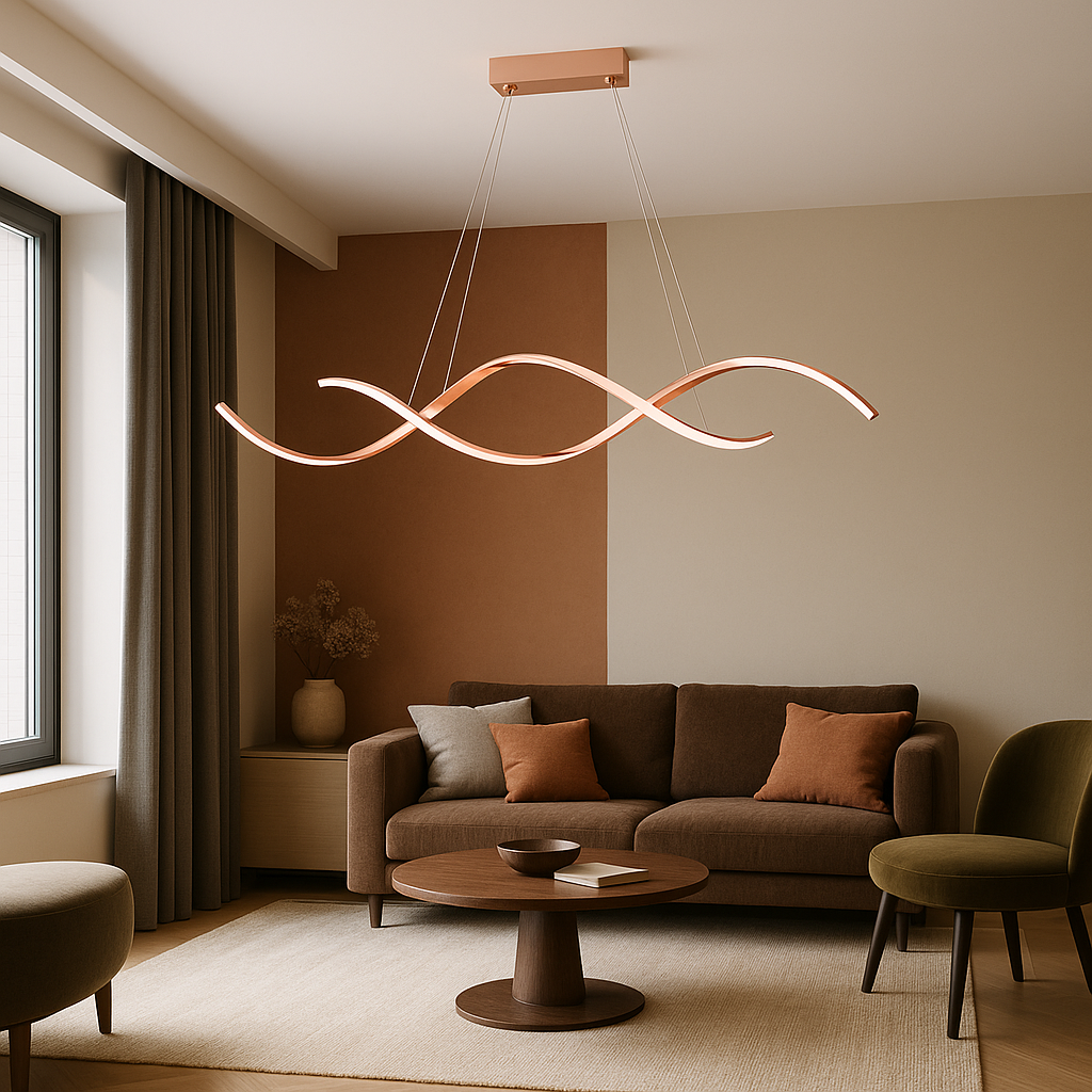 Lampa Led Lhj021-cp Rose Gold  3