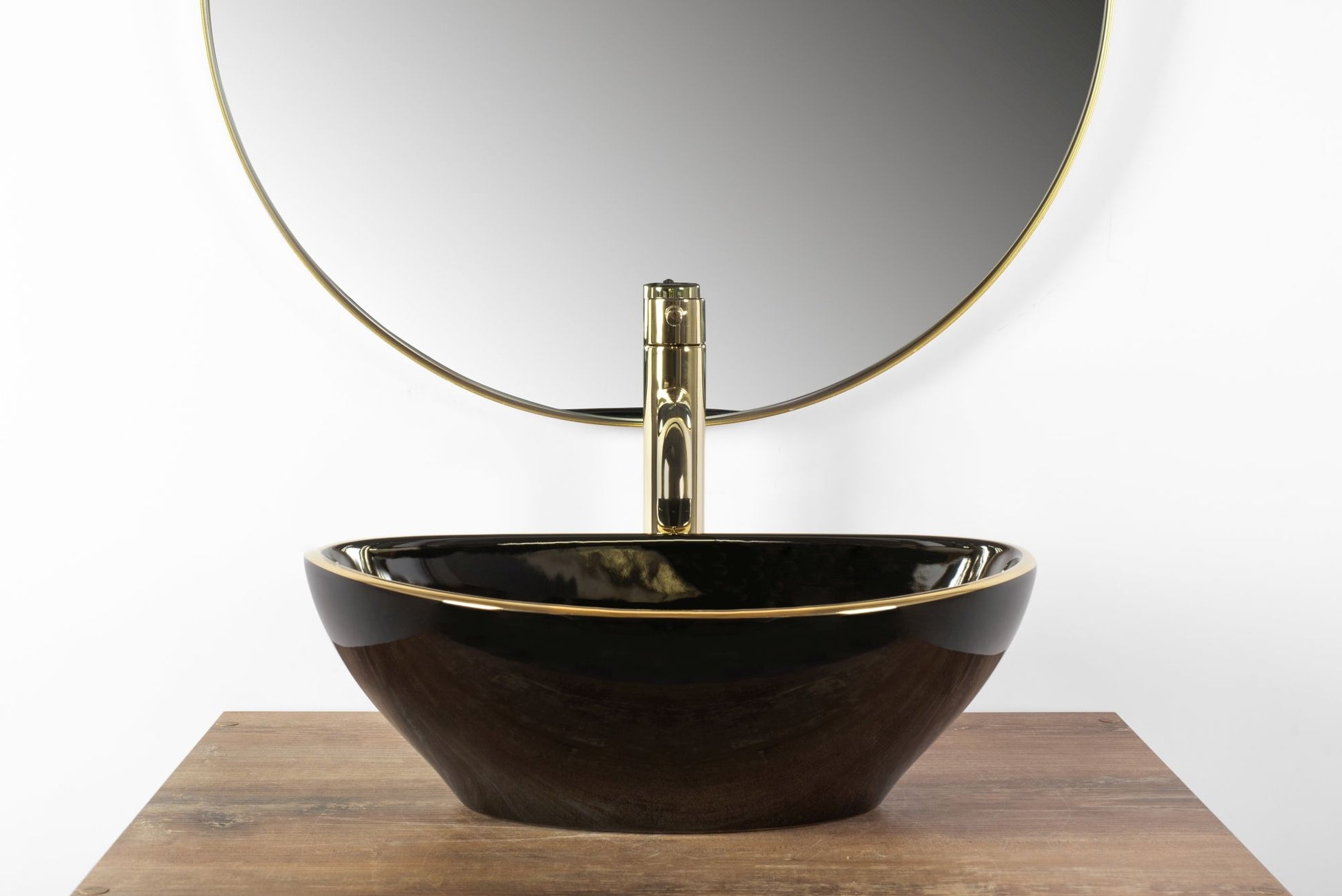 Lavoar pe blat Rea Sofia Black Gold Edge 4