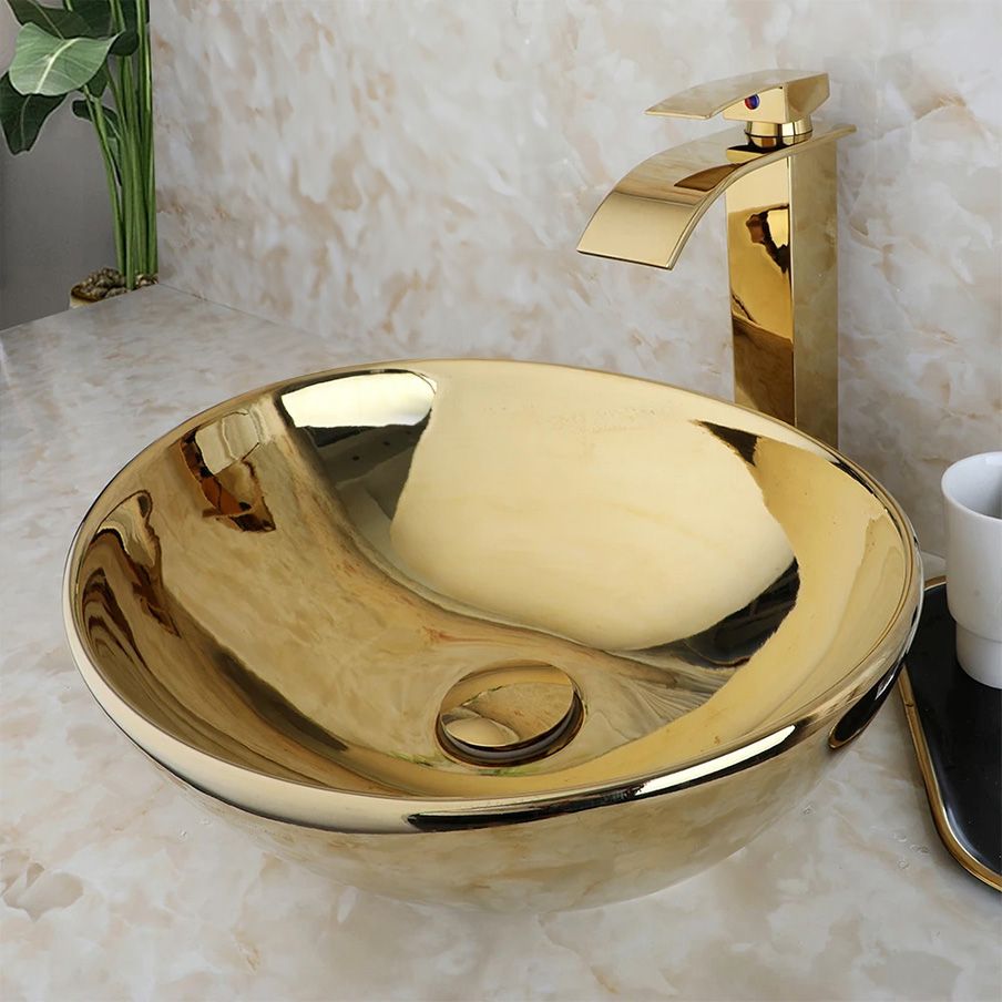 Lavoar pentru blat Rea Sofia Gold 2