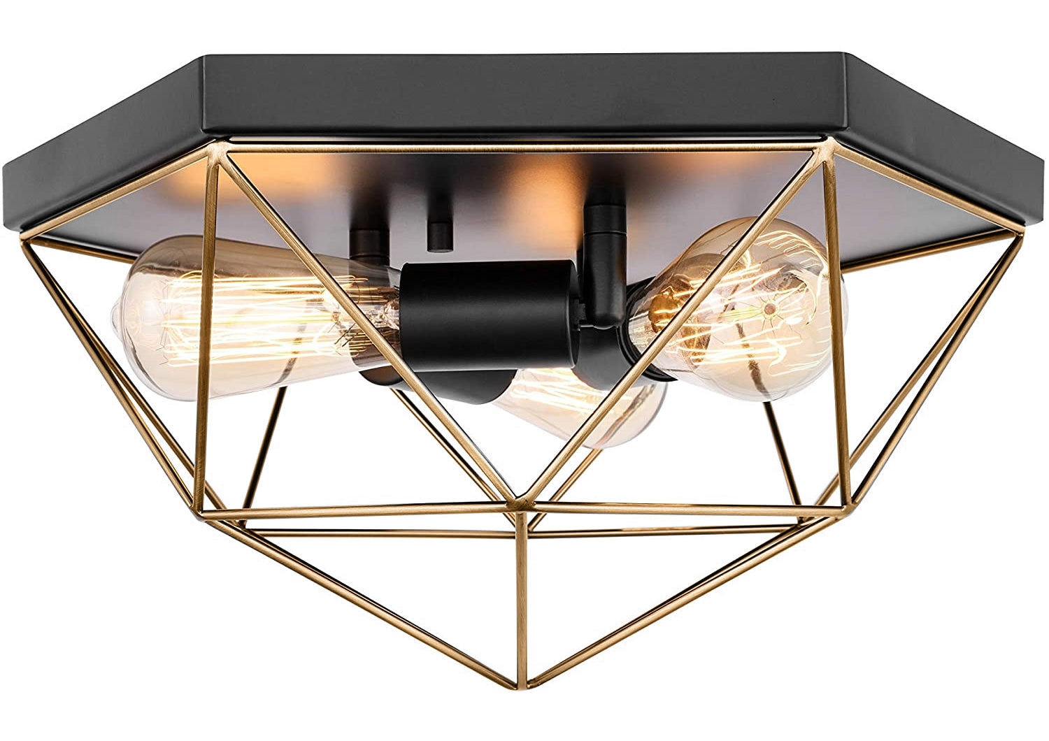 Plafoniera De Tavan Black Gold APP1094-3C  2