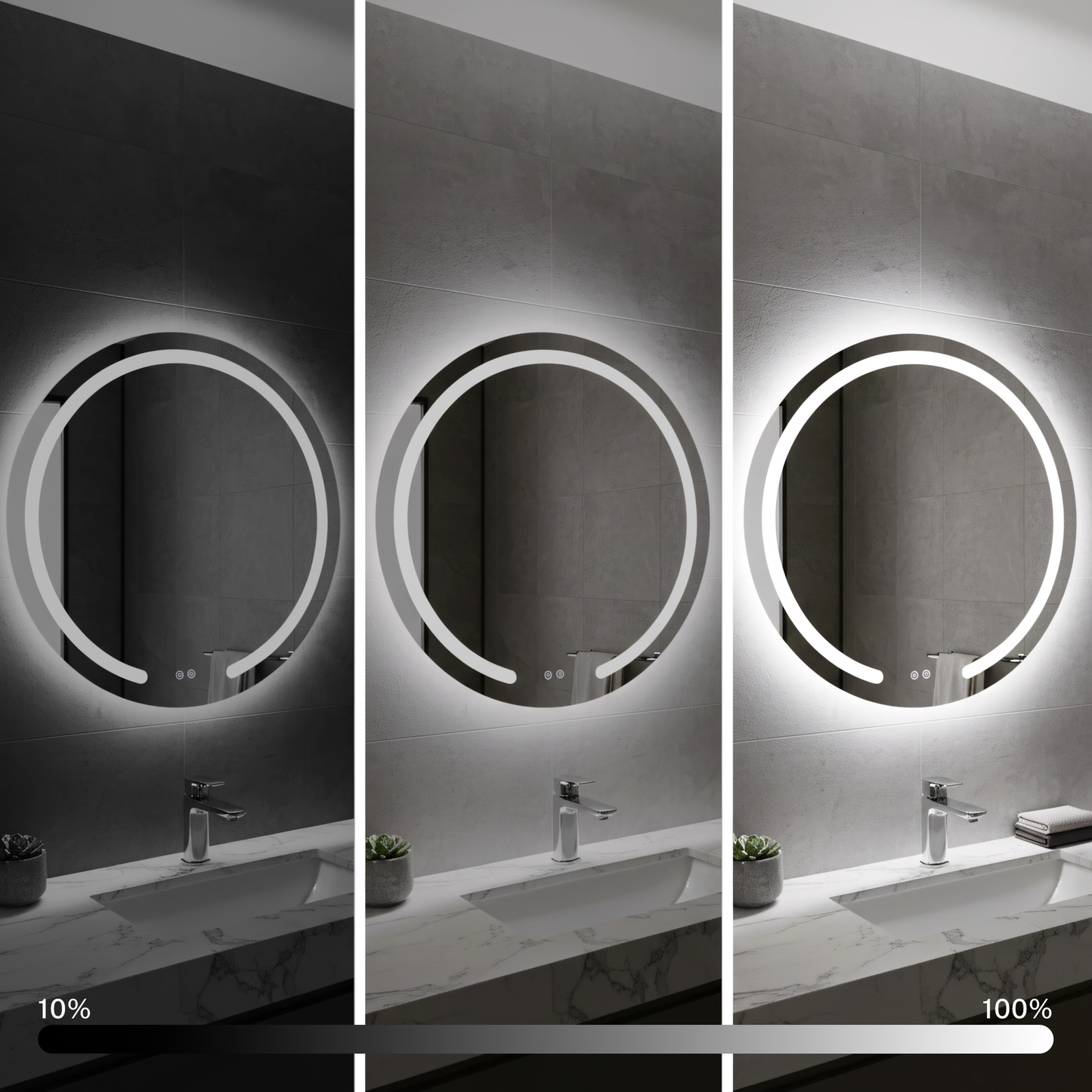 Oglindă LED 80cm Modern  6