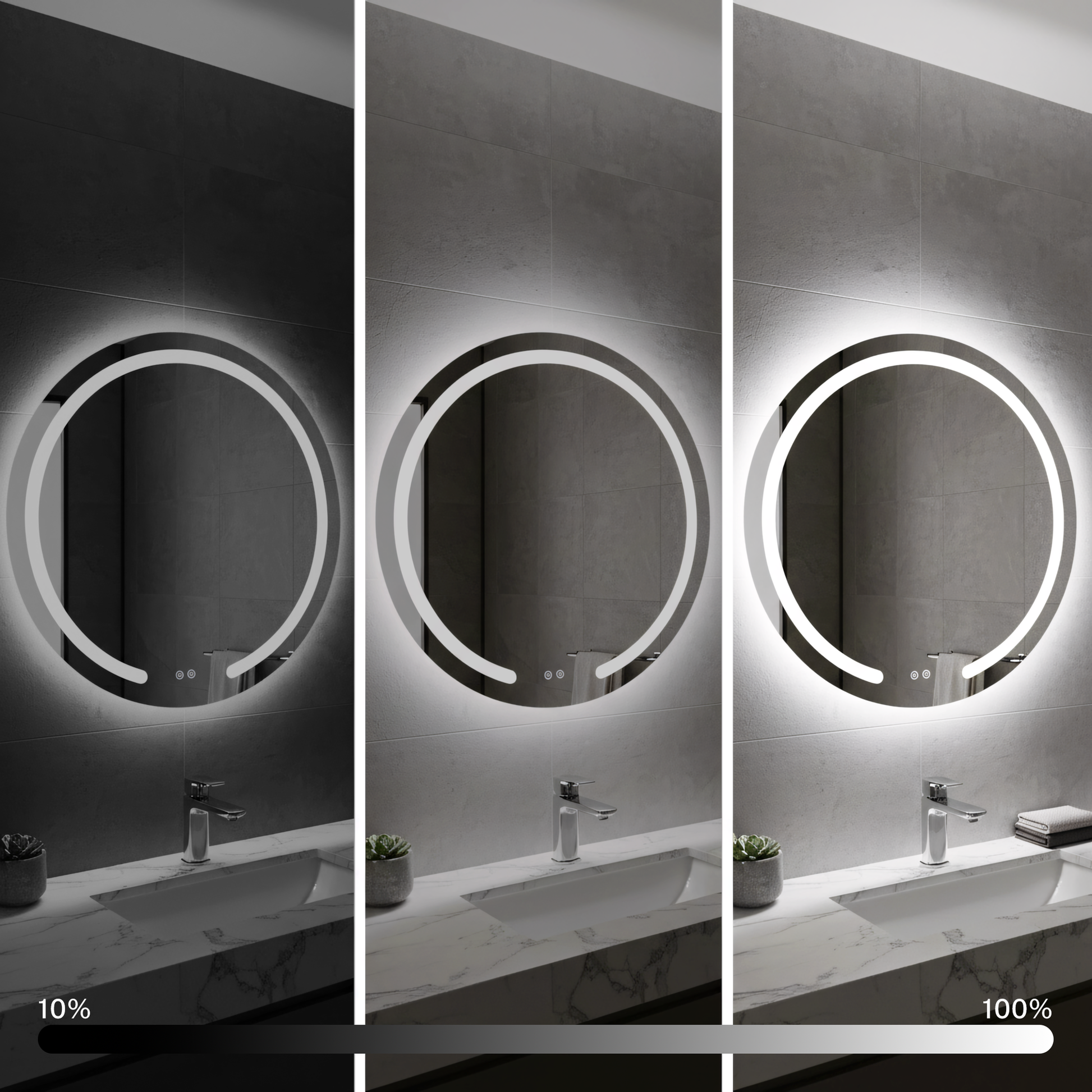 Oglindă LED 80cm Modern  6
