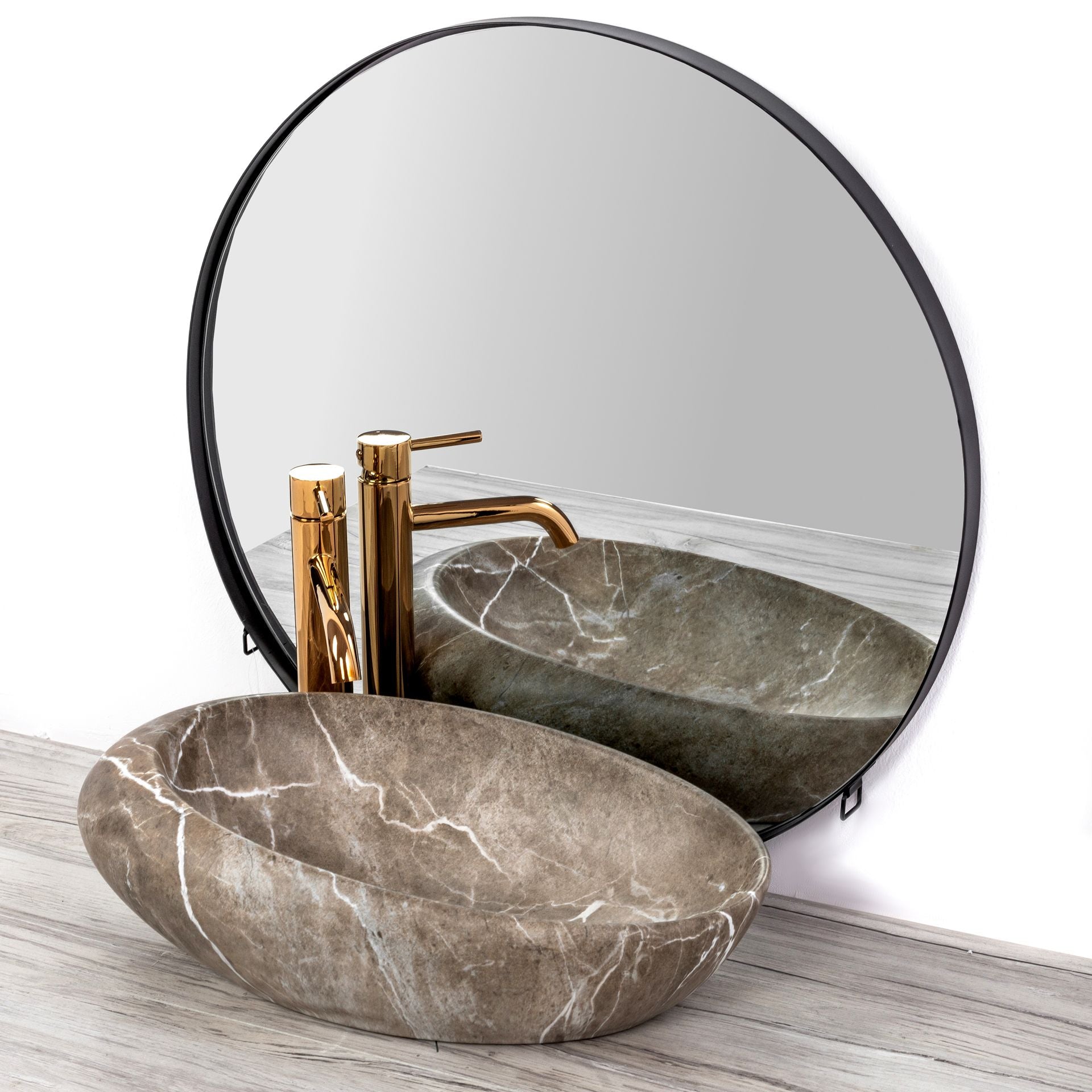 Lavoar pentru blat Rea Roxy B Stone NATURE 3