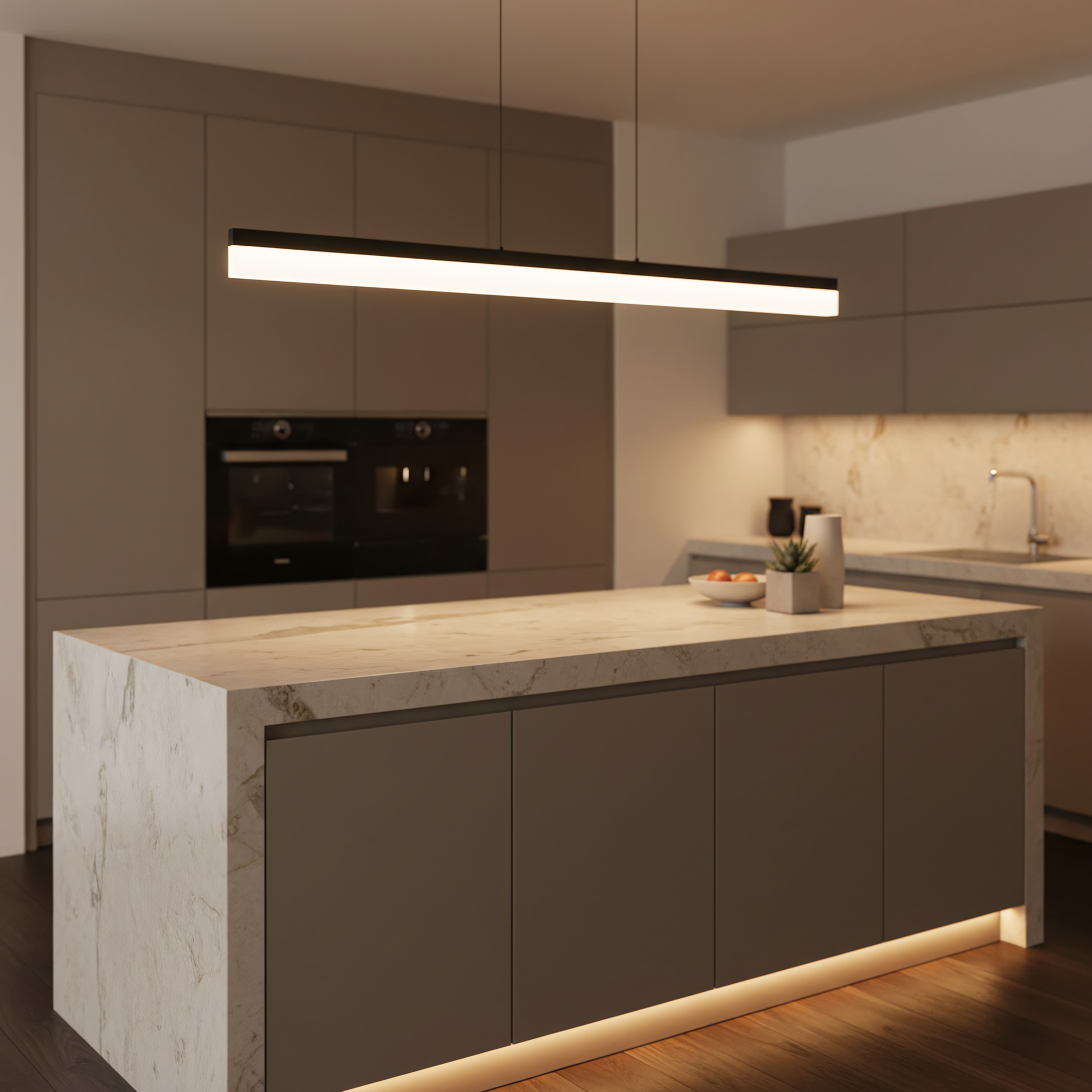 Lampă Suspendată Led App1692-cp 120 Cm Black  5