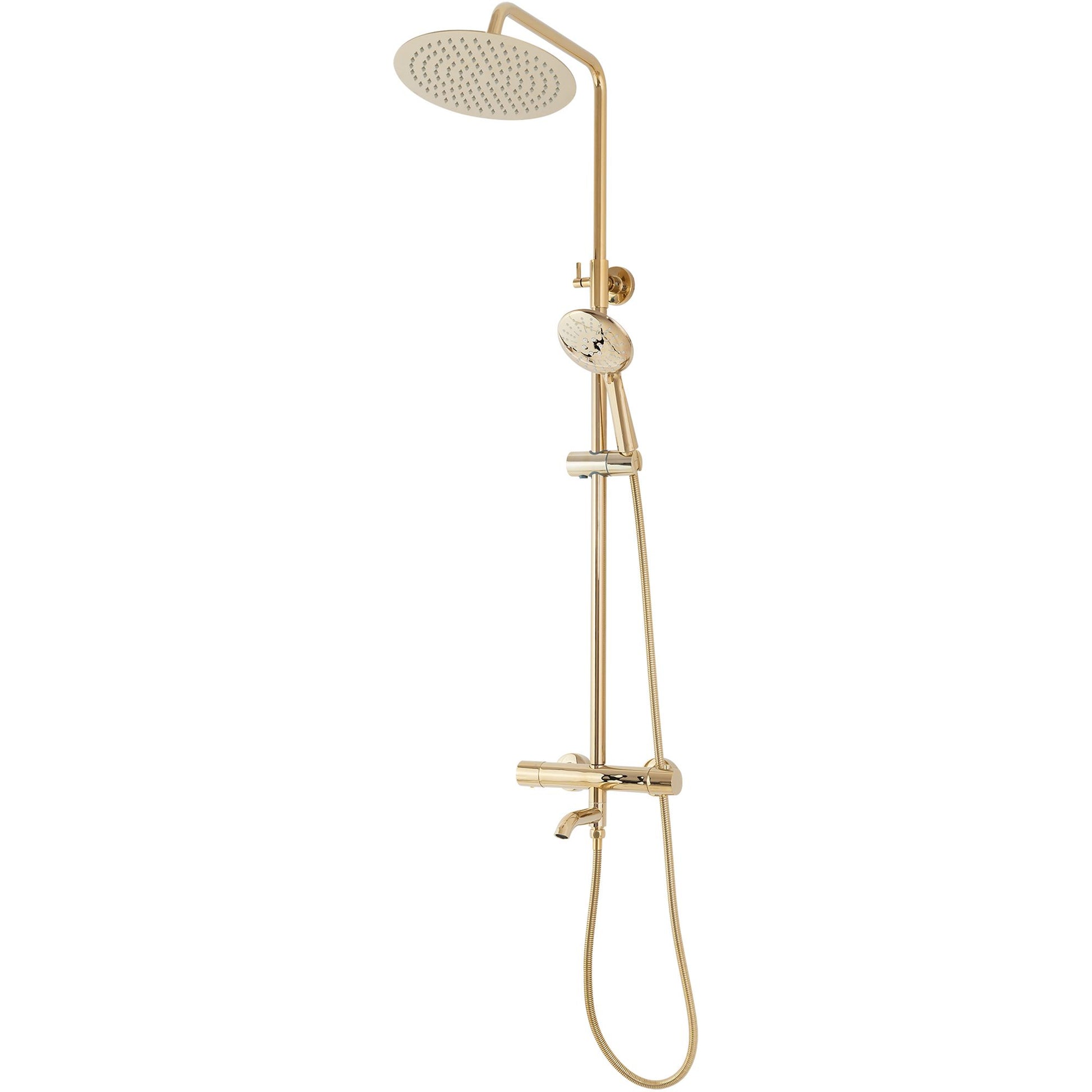 Set de dus cu termostat Lungo Gold Auriu 4