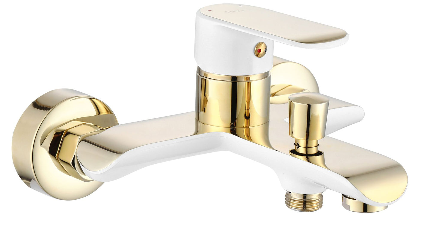 Baterie pentru cadă REA Bloom White gold  2