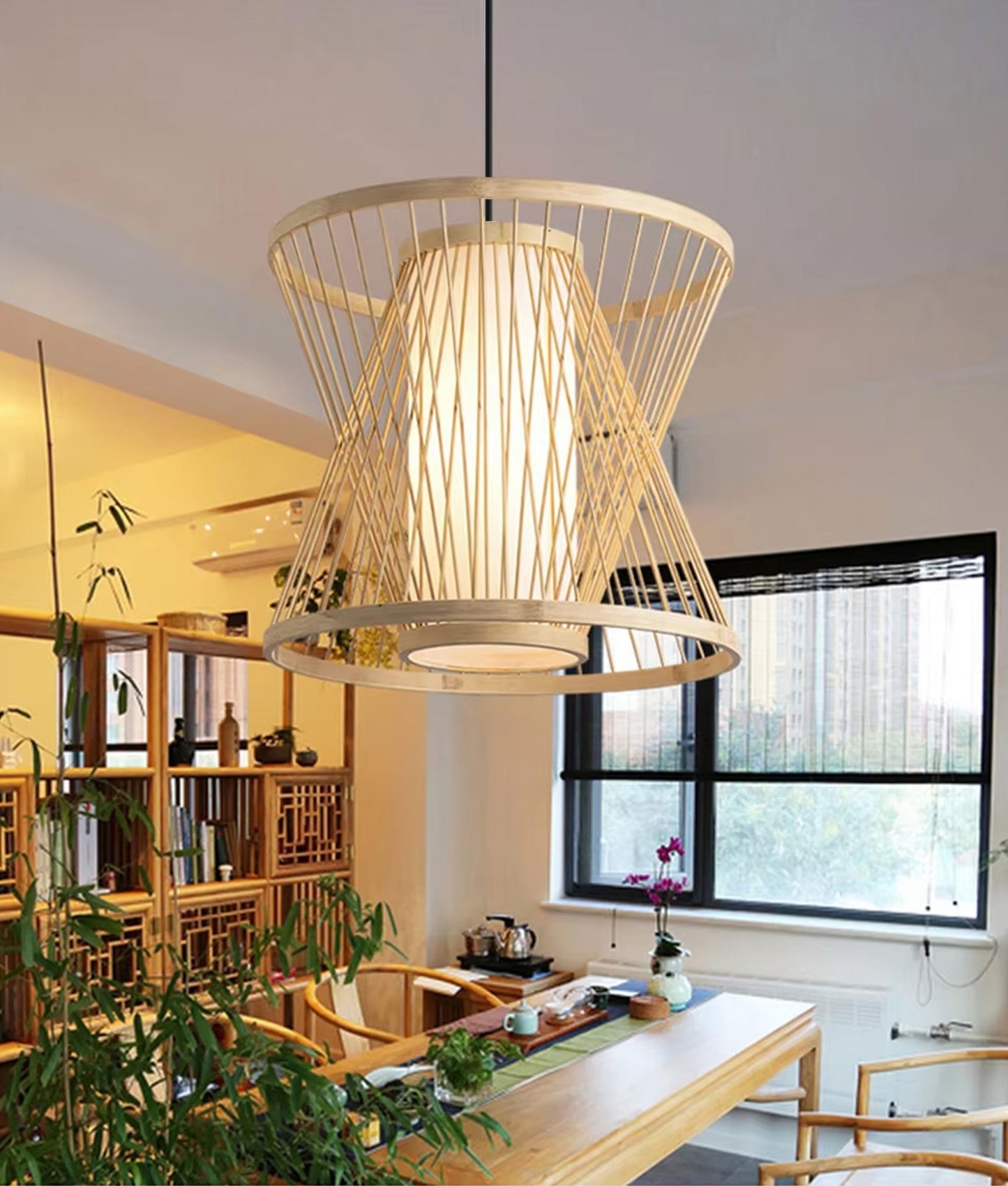 Lampă De Tavan Bamboo APP1630-1CP  5