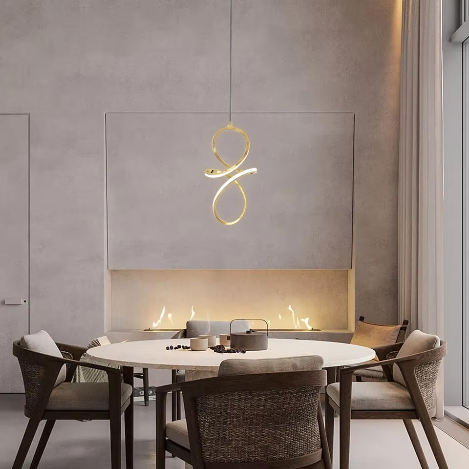 Lampă Suspendată Led Lhj091-1cp Gold  5