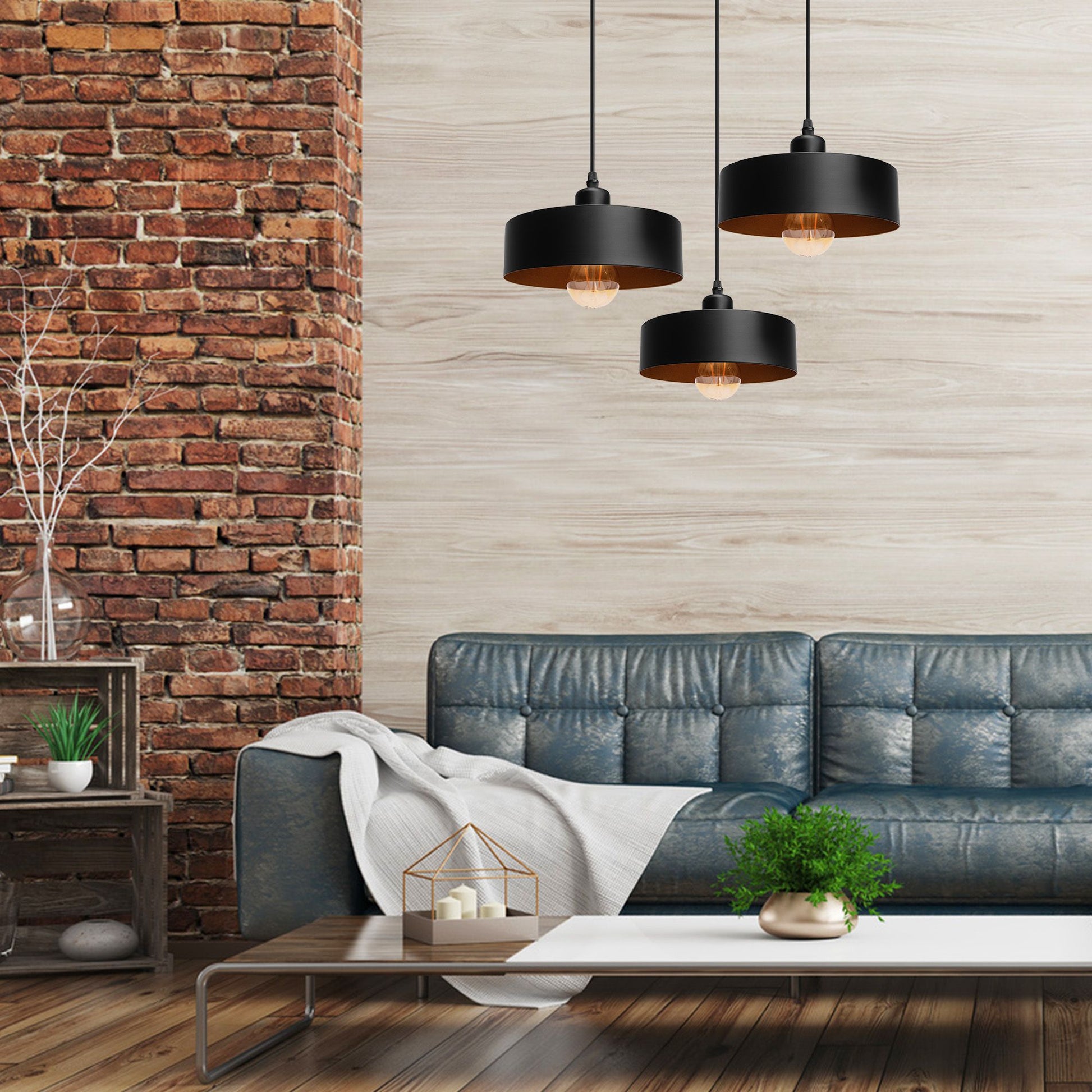 Lampă suspendată APP1334-3CP Black Gold 4