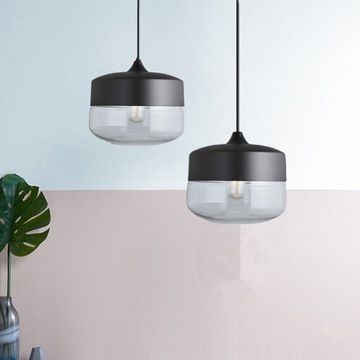 Lampa DE TAVAN SUSPENDABILA din sticla Zenit D Black  3