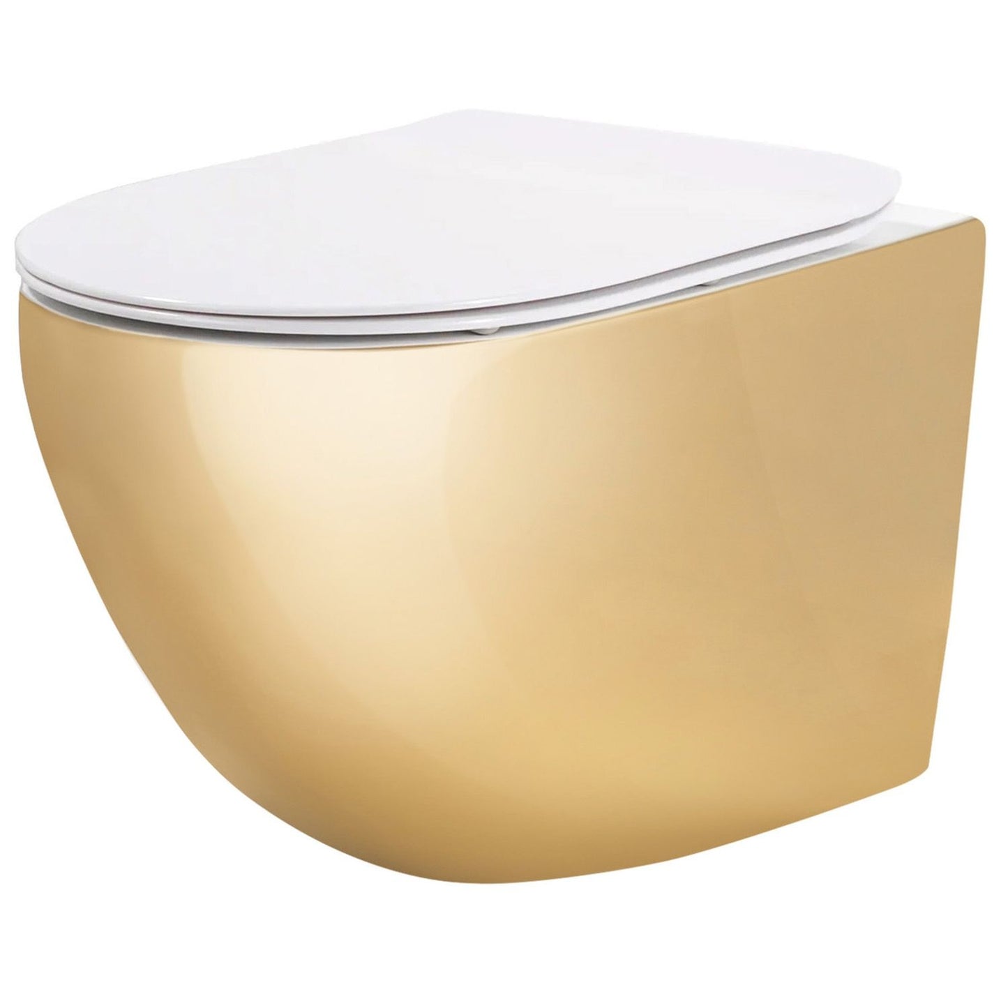 Vas WC suspendabil Rea Carlo Mini Tornado NF WHITE GOLD  1