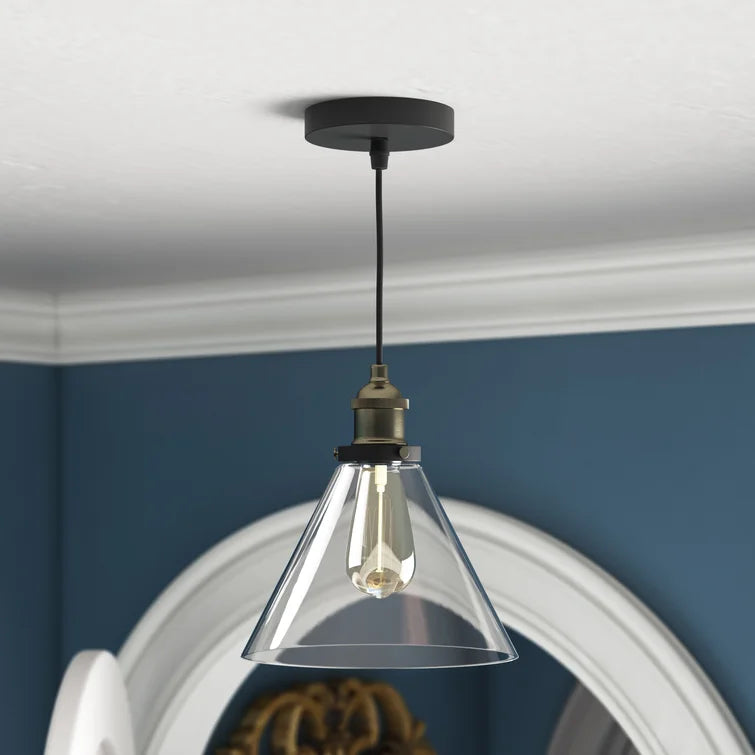Lampa De Tavan Suspendabila Din Sticla Verto A Transparent APP042-1CP  6