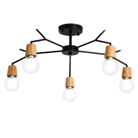 Plafoniera din metal stil scandinav APP694-5C 1