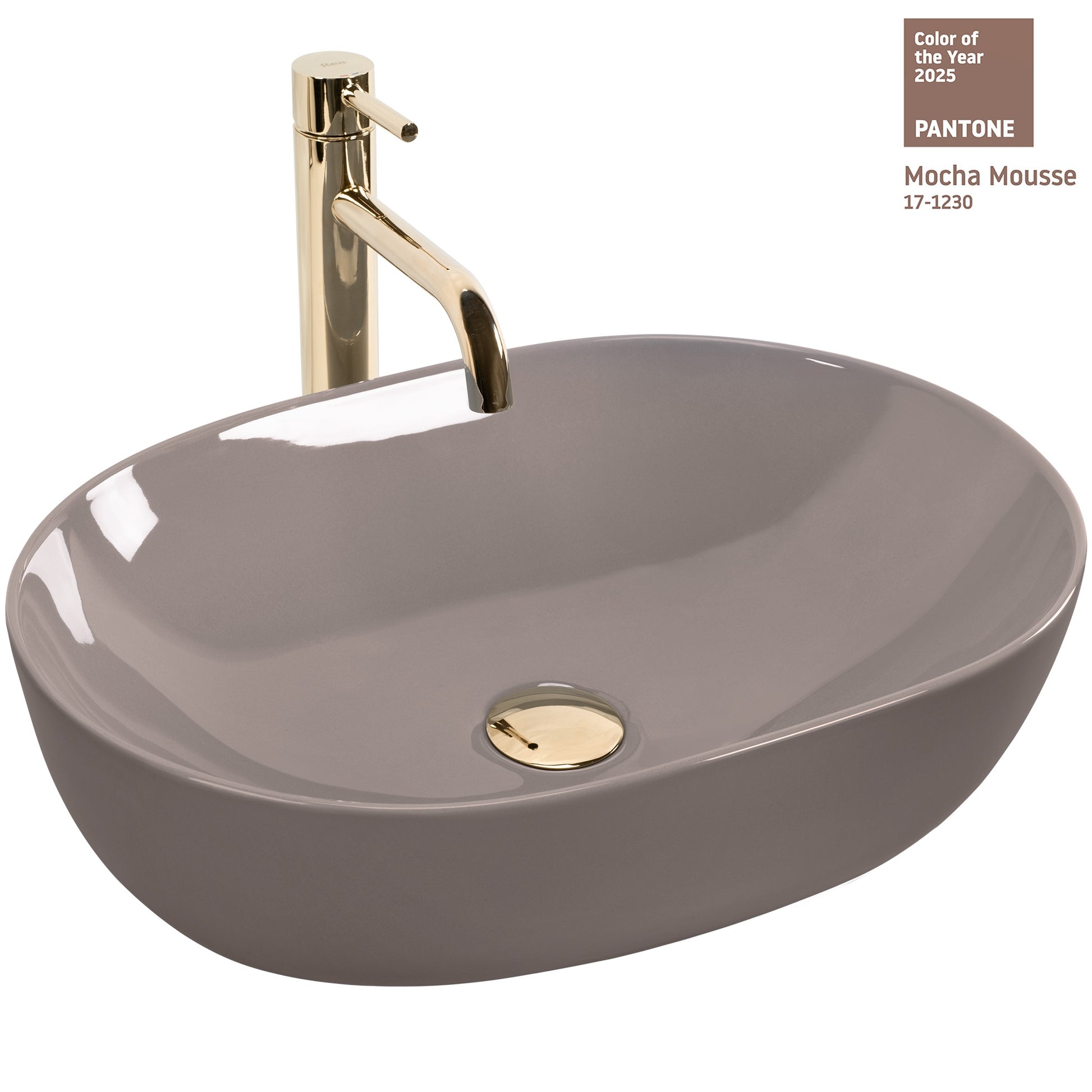 Lavoar Pe Blat Rea Lisa Beige Shiny  1