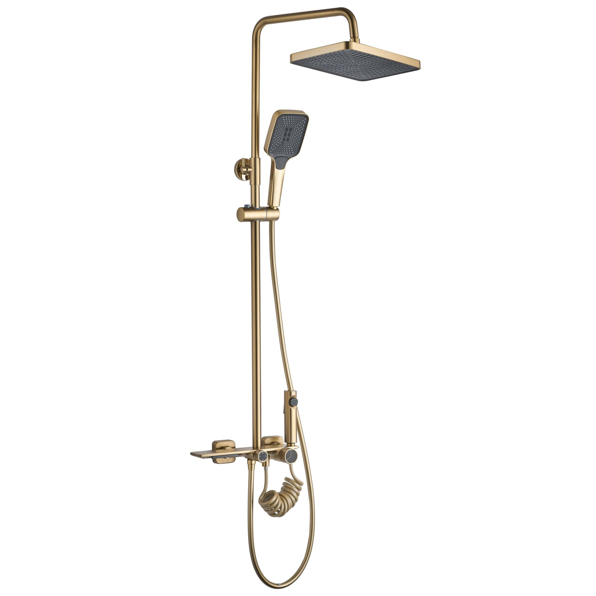 Coloana de dus REA HELIX Brush Gold  9