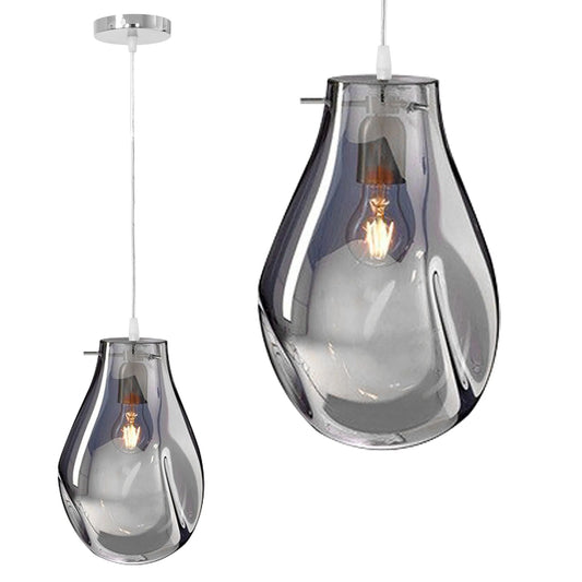 Lampa DE TAVAN SUSPENDABILA din sticla APP329-1CP Silver  1