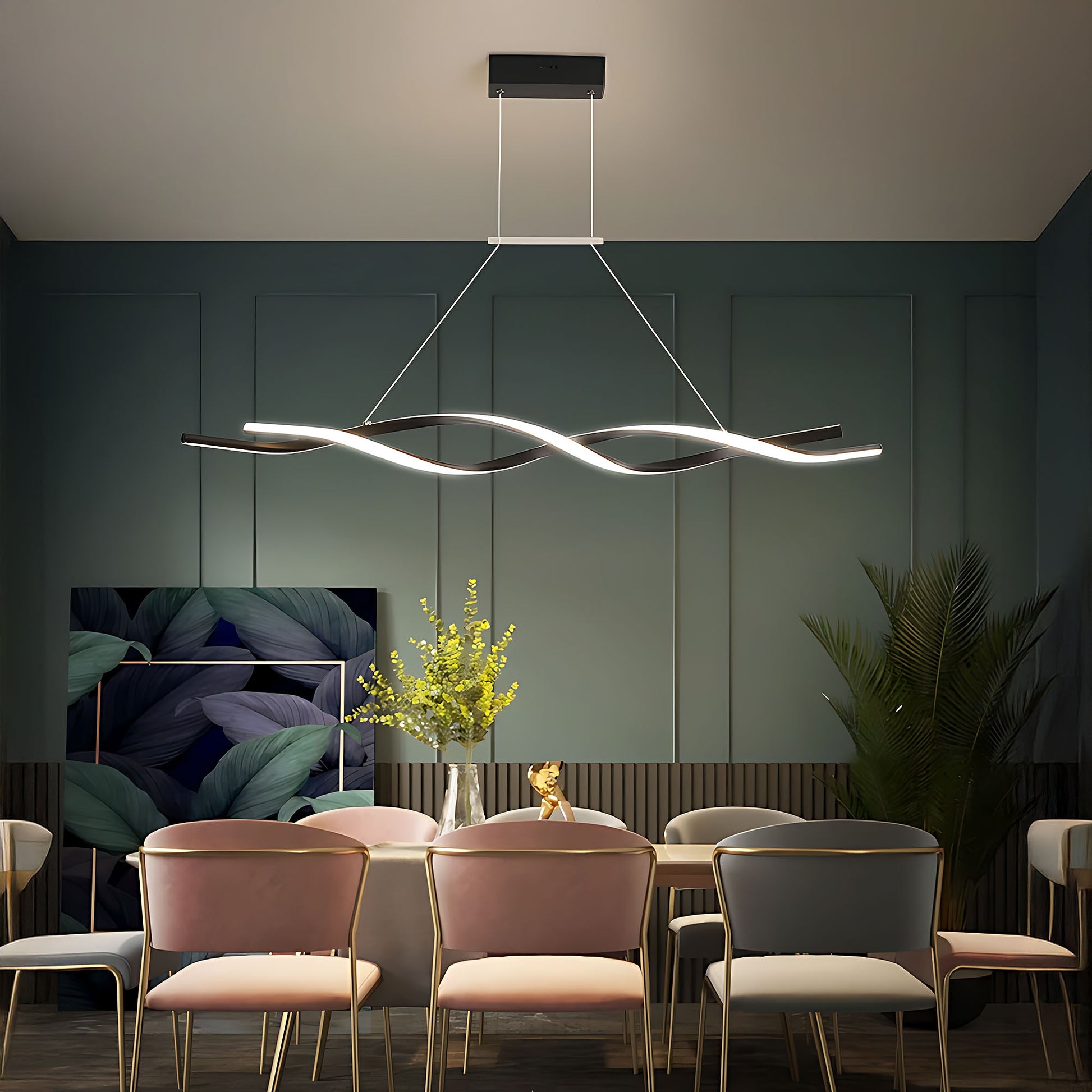 Lampa Led Lhj020-cp Black  2