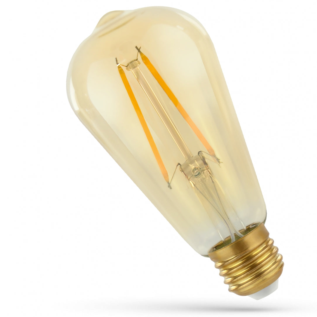 Bec Cu Led Cald E-27 230v 5w Edison 14460 St58  1