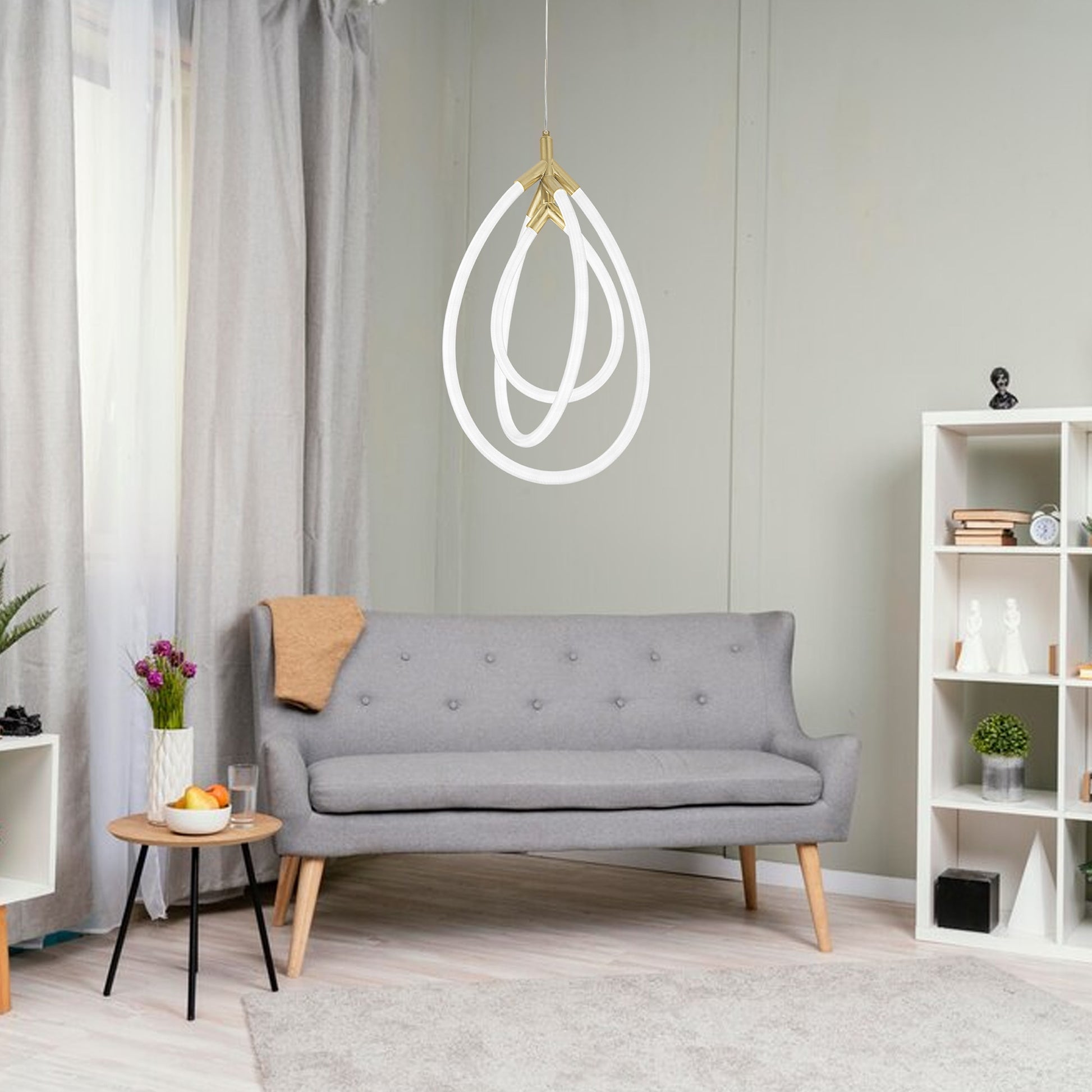 Lampa Led G018-cp Gold  6