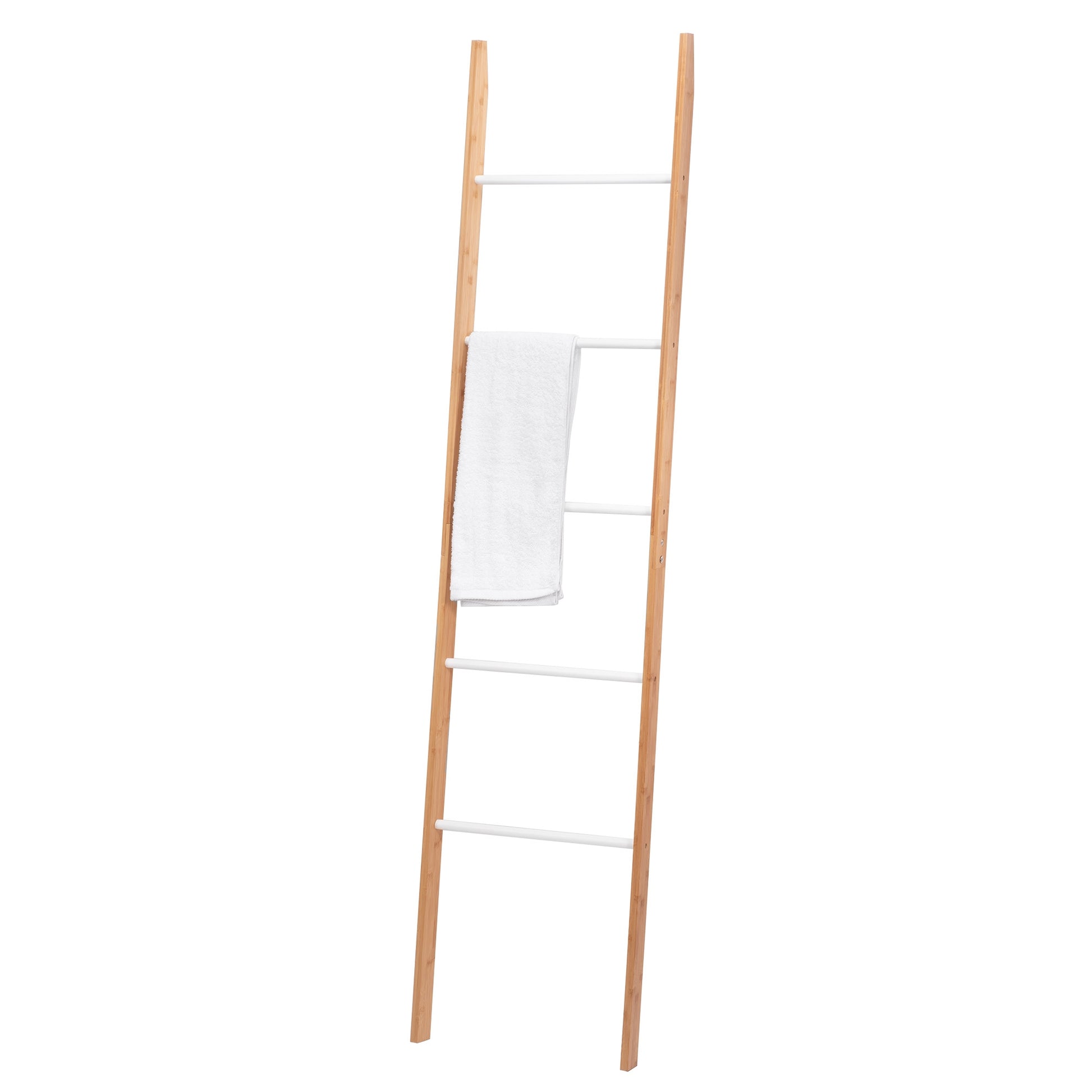 Raft Pentru Carti Înalt Bambus 186cm  4