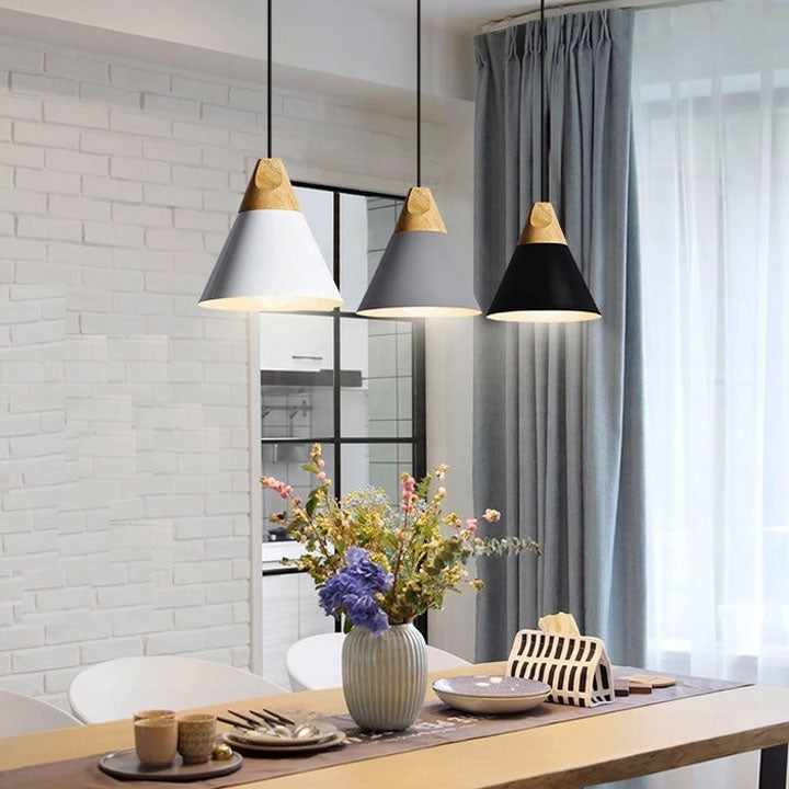 Lampa De Tavan Suspendabila Scandi A Negru  5