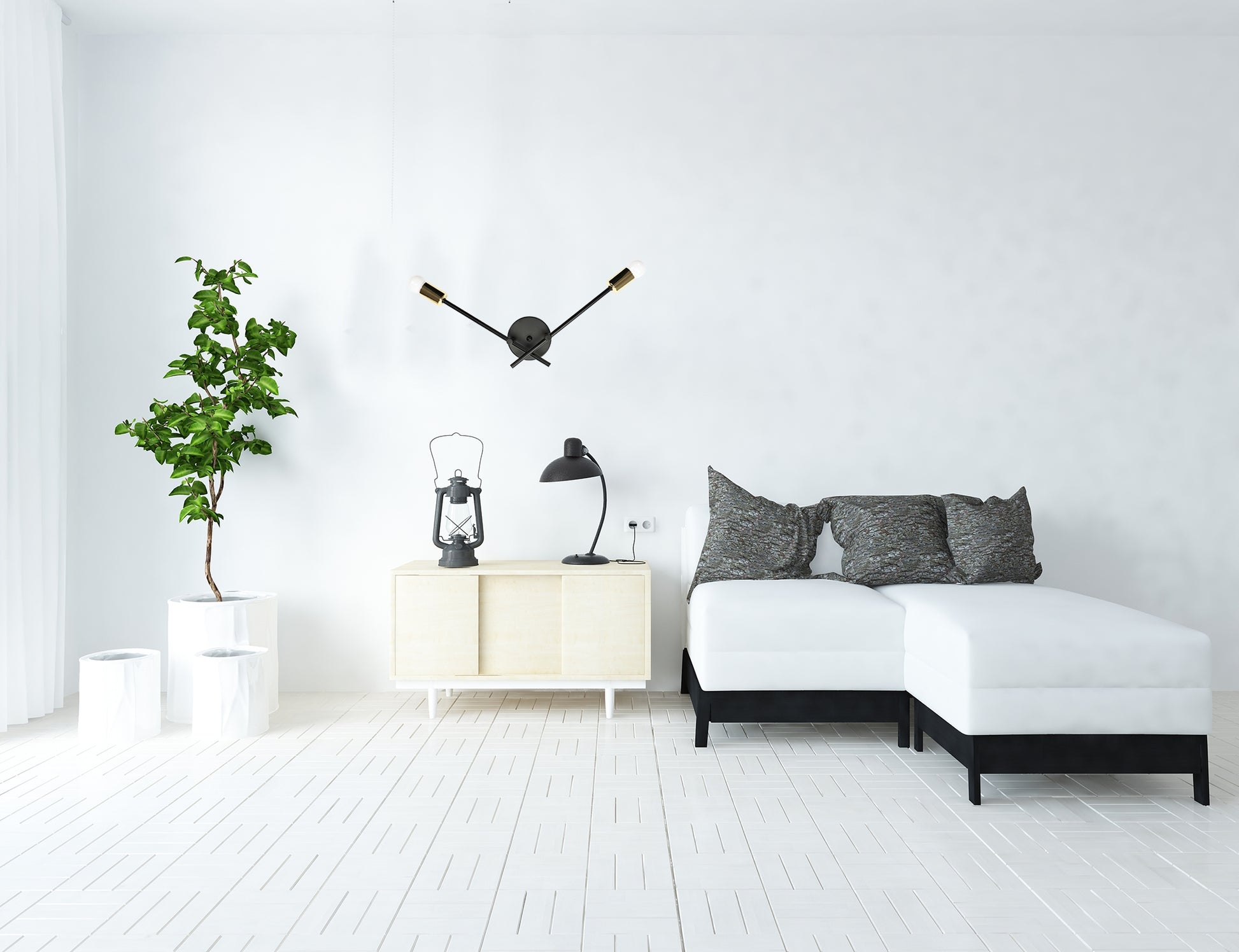 Lampa De Perete APP1119-2W Black  5