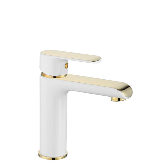 Baterie pentru baie REA Bloom White Gold Low  1