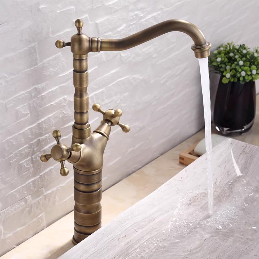 Baterie pentru baie / de bucătărie Rea Rustico antique gold  7
