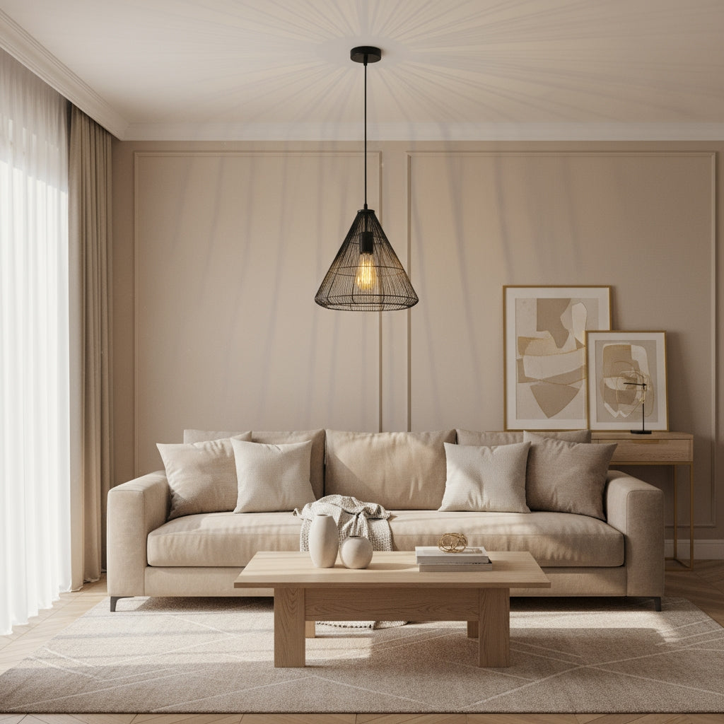 Lampa De Tavan Suspendabila In Stil Loft Lh2065  3