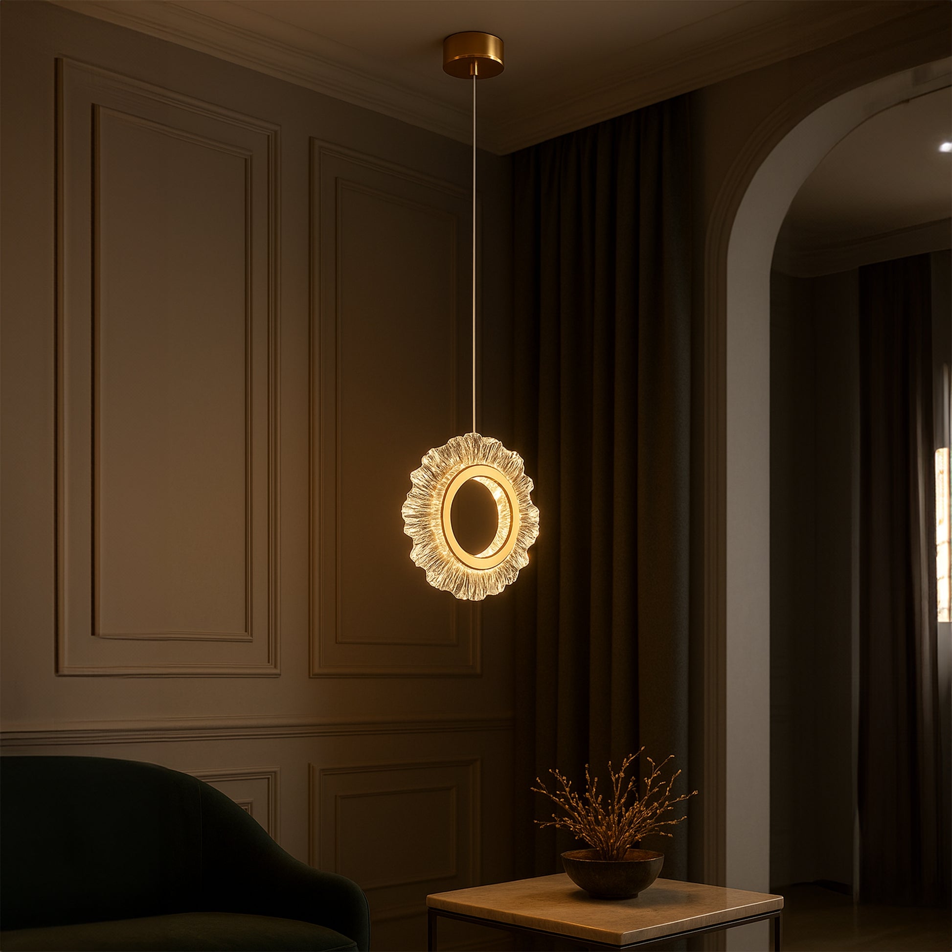 Lampa Led Lhj102-1cp Gold  3