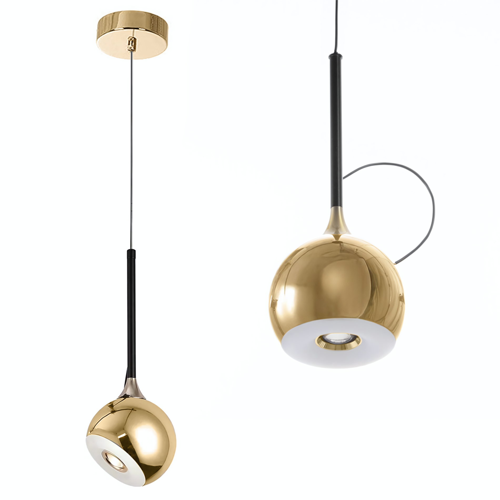 Lampă Suspendată Led G086-1cp Gold  1